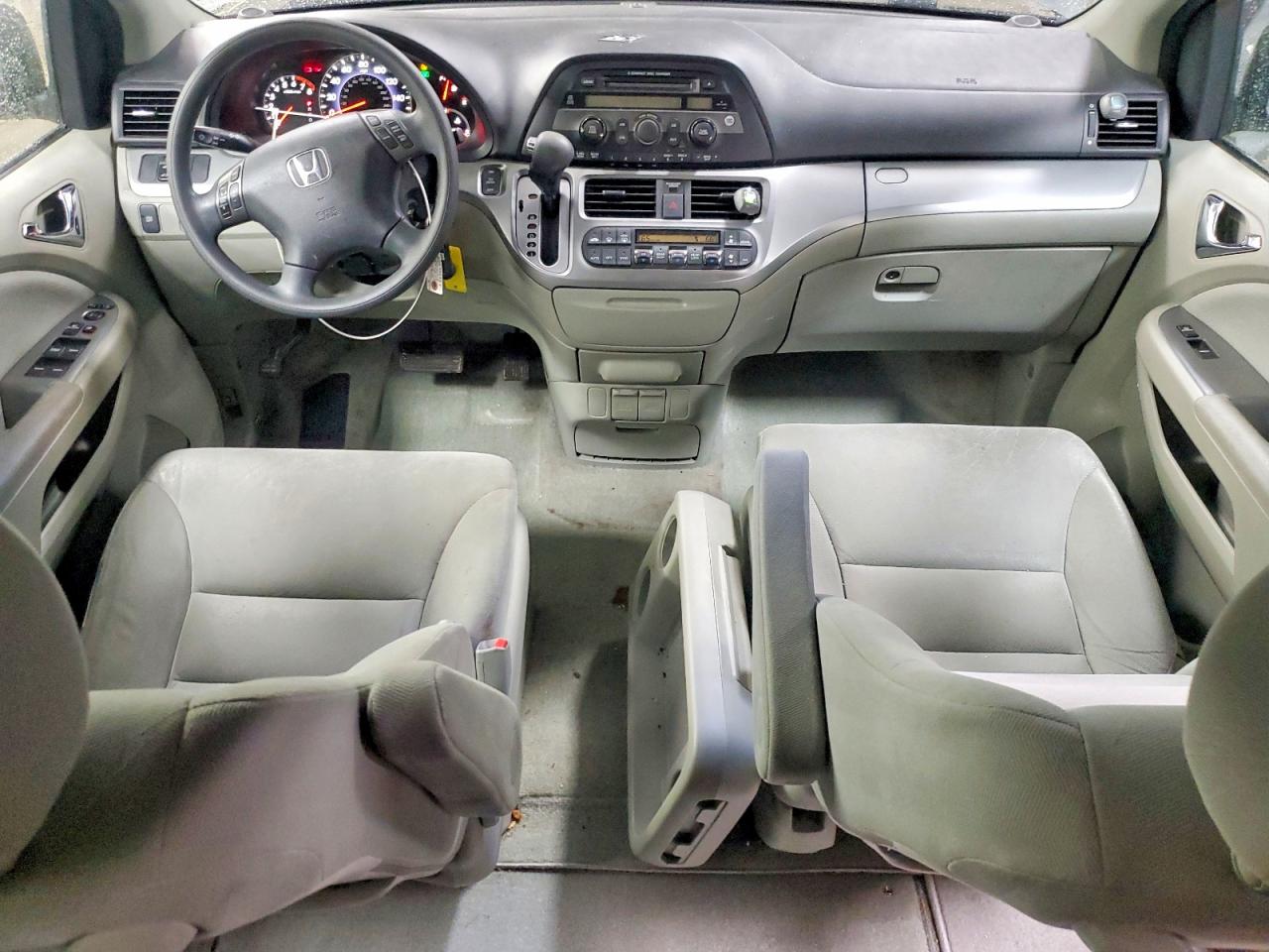 2008 Honda Odyssey Ex Gray vin: 5FNRL384X8B108744