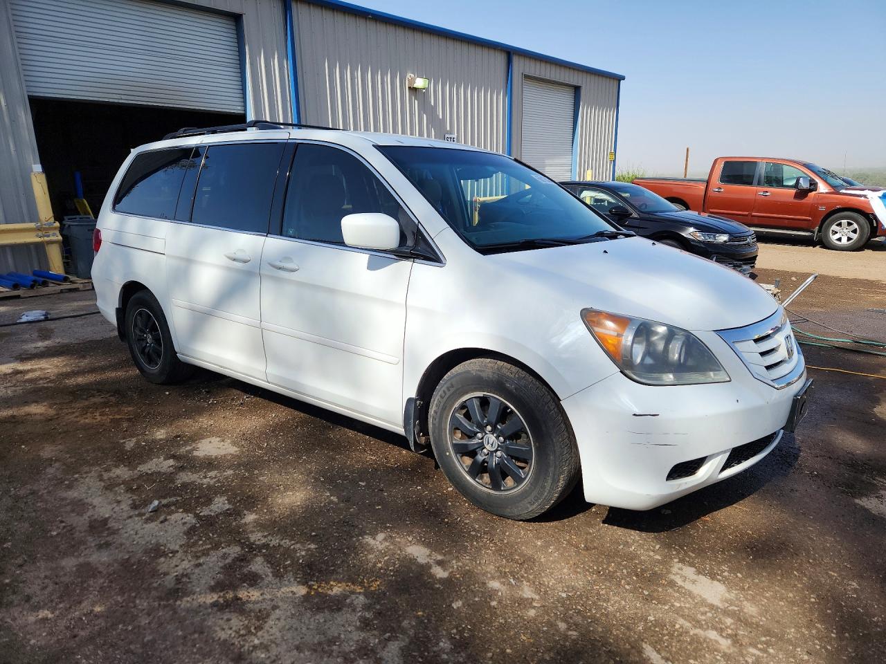 2009 Honda Odyssey Ex Белый vin: 5FNRL384X9B011738