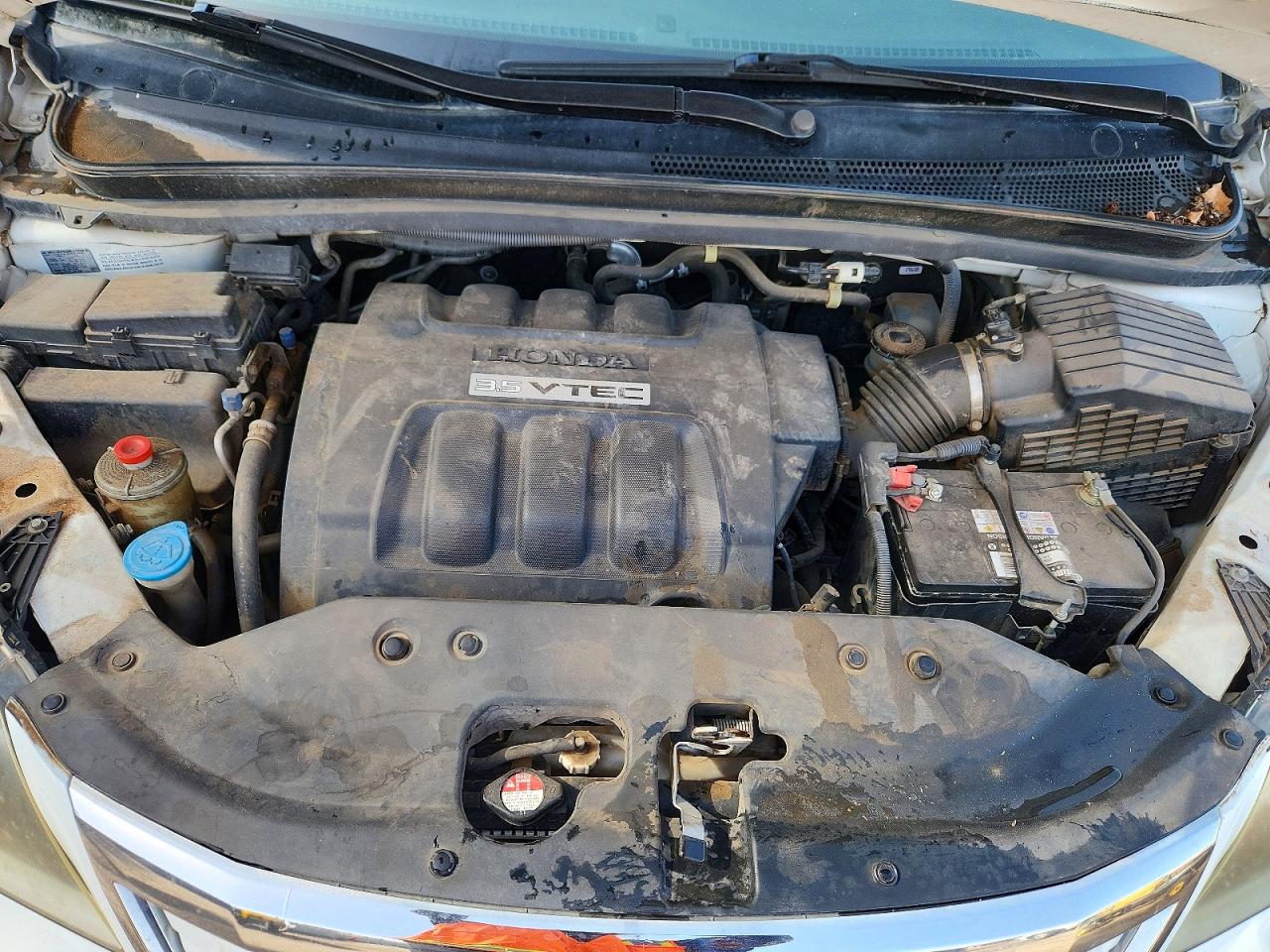 2009 Honda Odyssey Ex Белый vin: 5FNRL384X9B011738