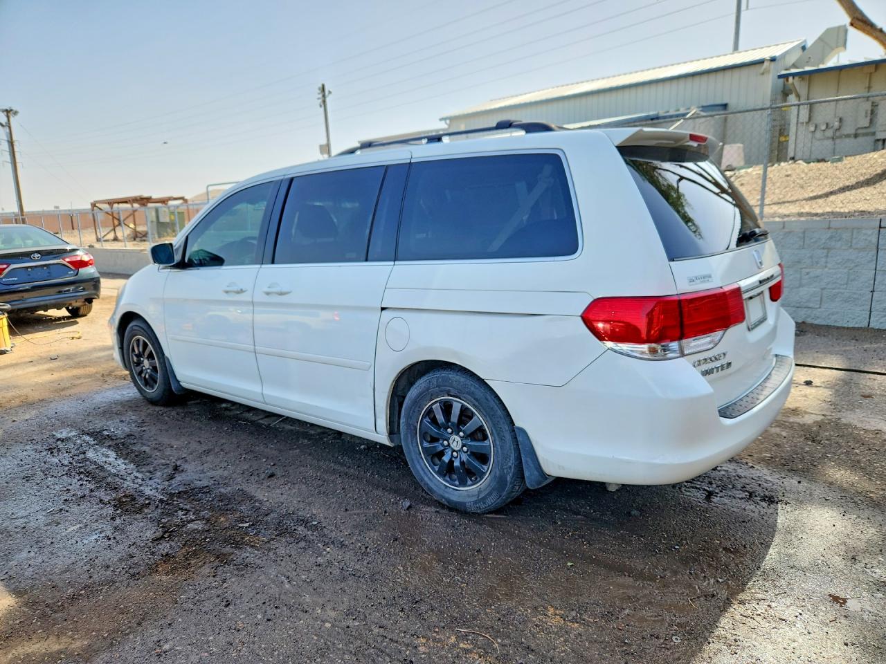 2009 Honda Odyssey Ex Белый vin: 5FNRL384X9B011738