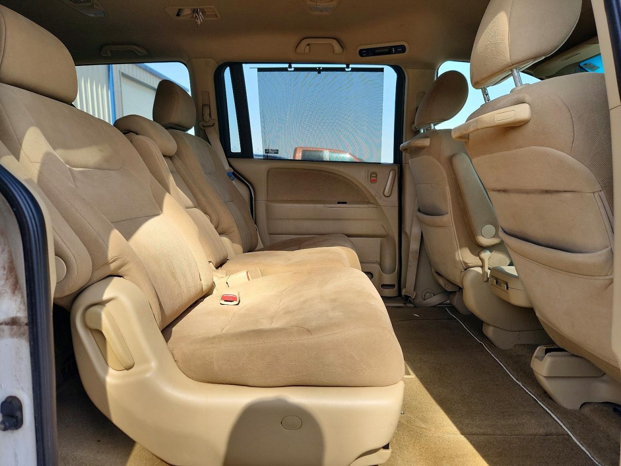 2009 Honda Odyssey Ex Белый vin: 5FNRL384X9B011738