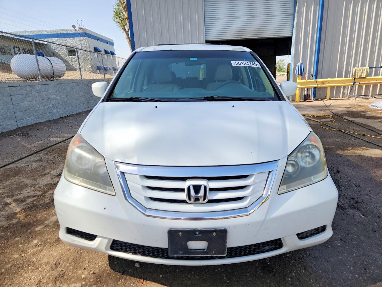 2009 Honda Odyssey Ex Белый vin: 5FNRL384X9B011738