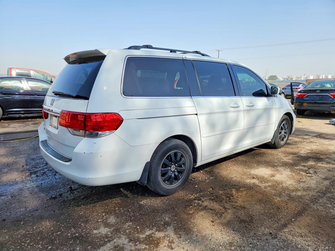 2009 Honda Odyssey Ex Белый vin: 5FNRL384X9B011738