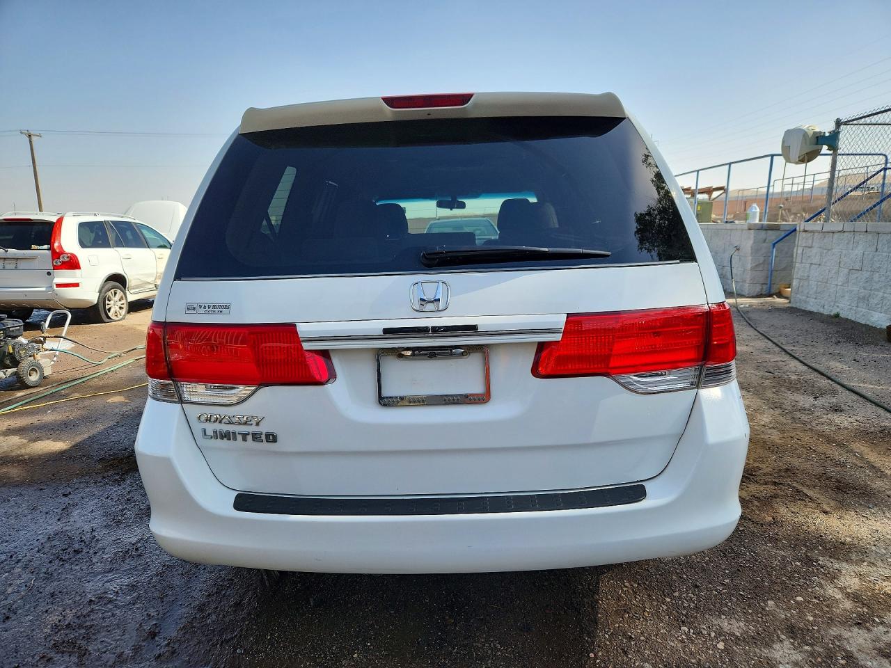 2009 Honda Odyssey Ex Белый vin: 5FNRL384X9B011738