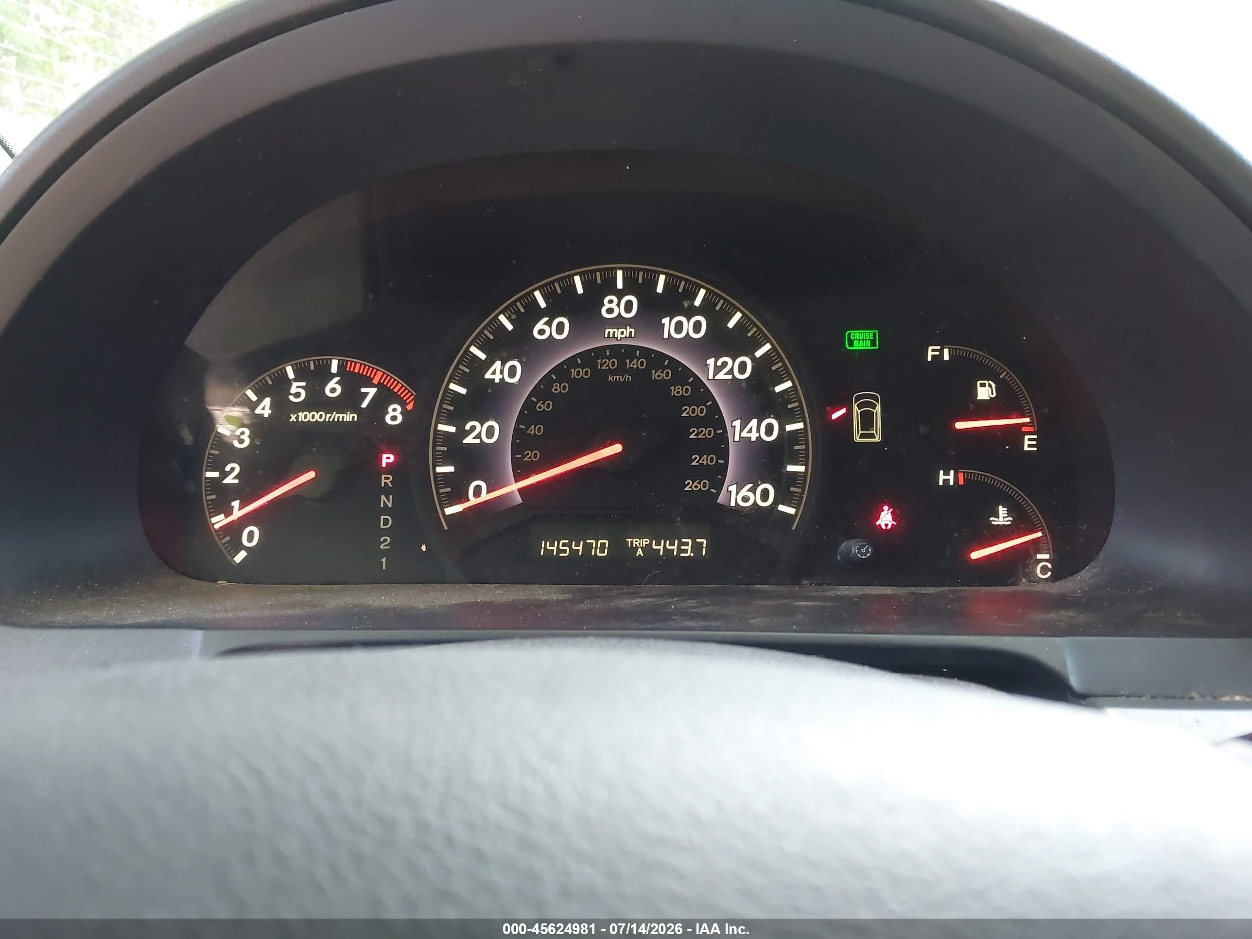 2005 Honda Odyssey Ex-l Blue vin: 5FNRL38605B049765