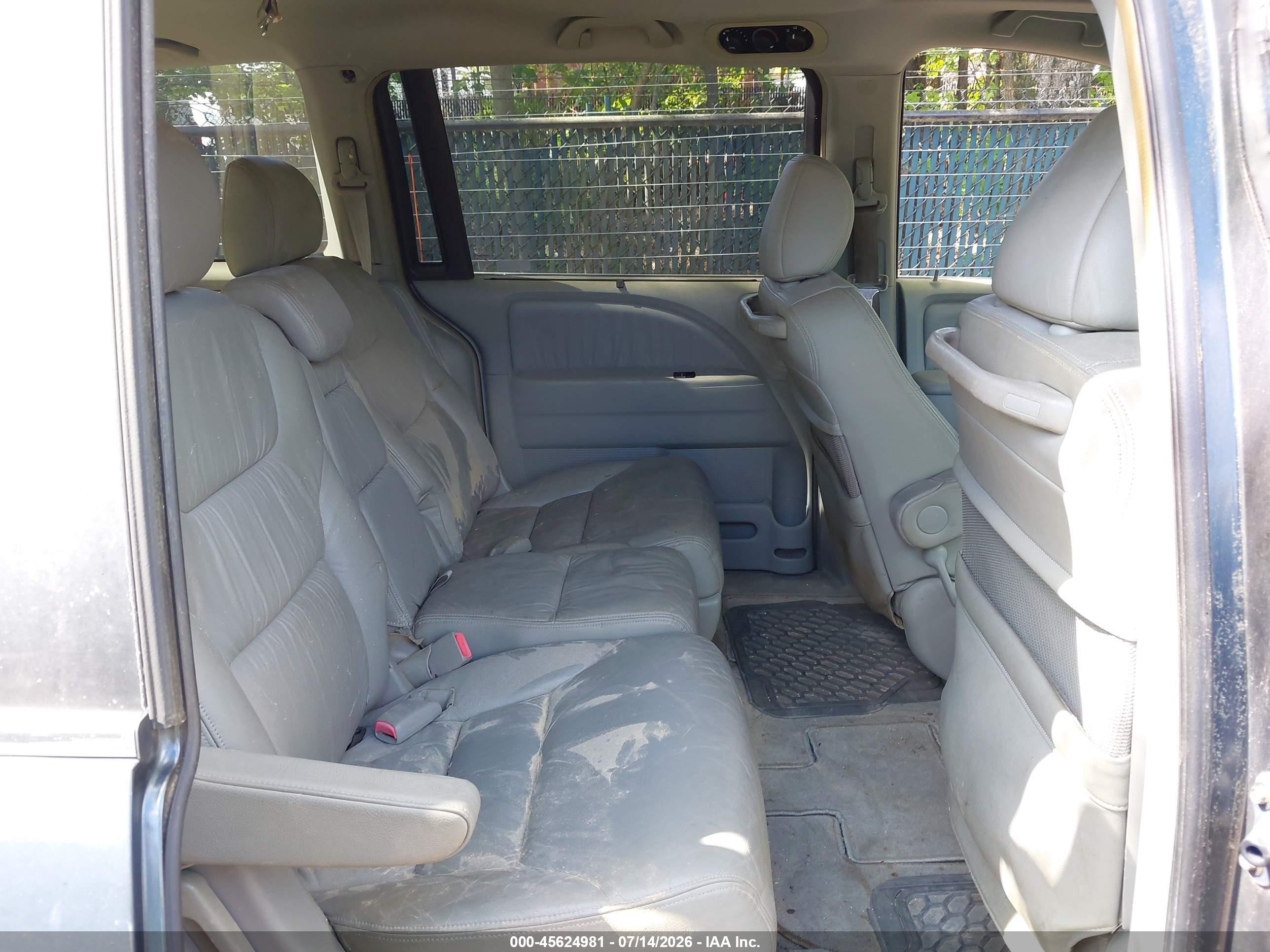 2005 Honda Odyssey Ex-l Blue vin: 5FNRL38605B049765