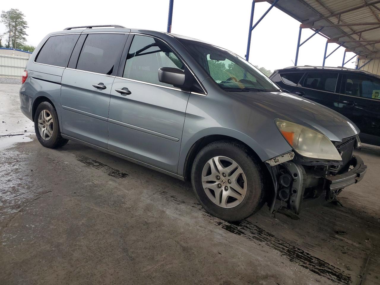 2005 Honda Oddyssey Blue vin: 5FNRL38605B128658