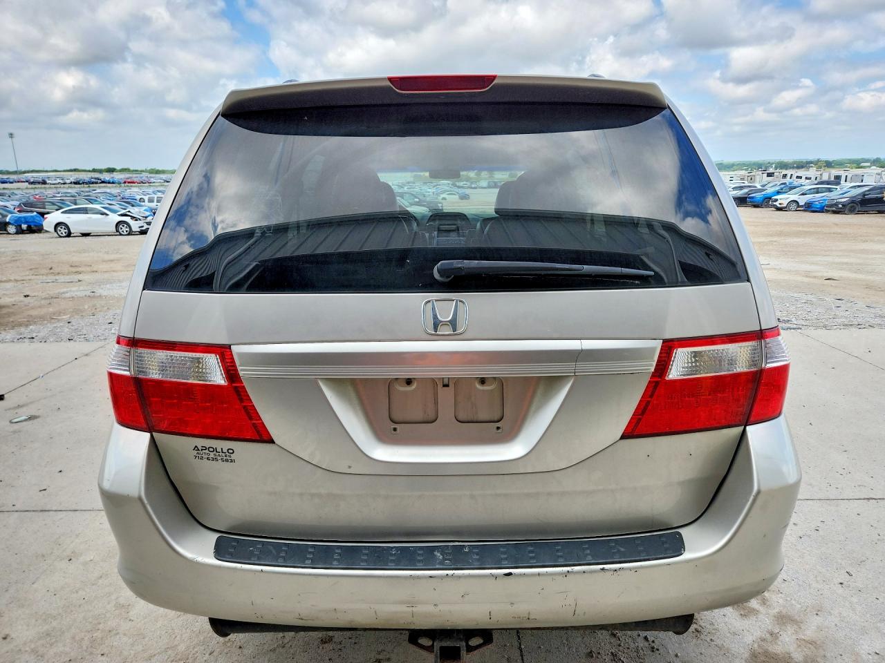 2005 Honda Odyssey Exl Gray vin: 5FNRL38605B407138