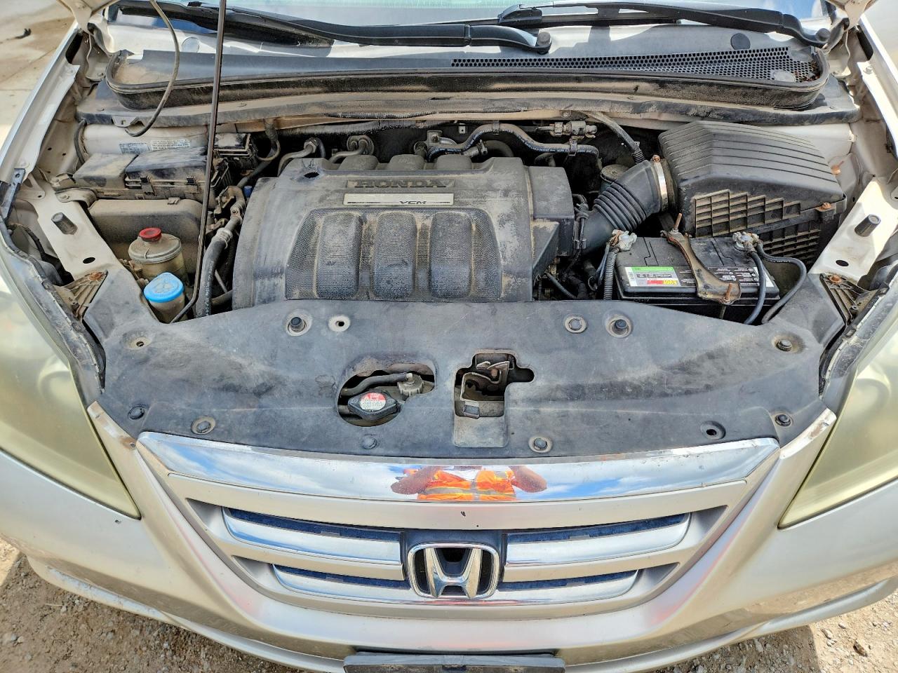 2005 Honda Odyssey Exl Gray vin: 5FNRL38605B407138