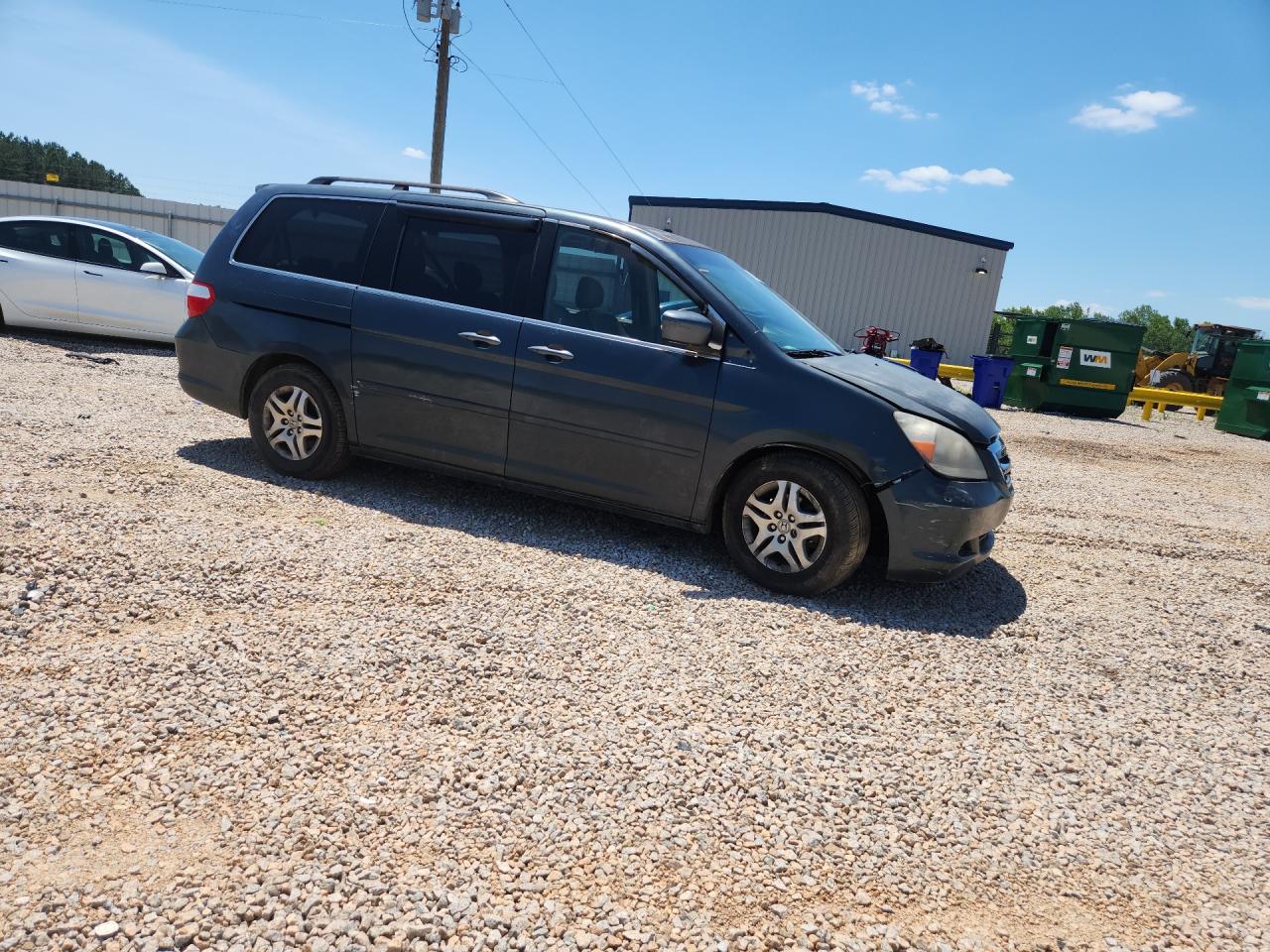 2005 Honda Odyssey Exl Gray vin: 5FNRL38605B419984
