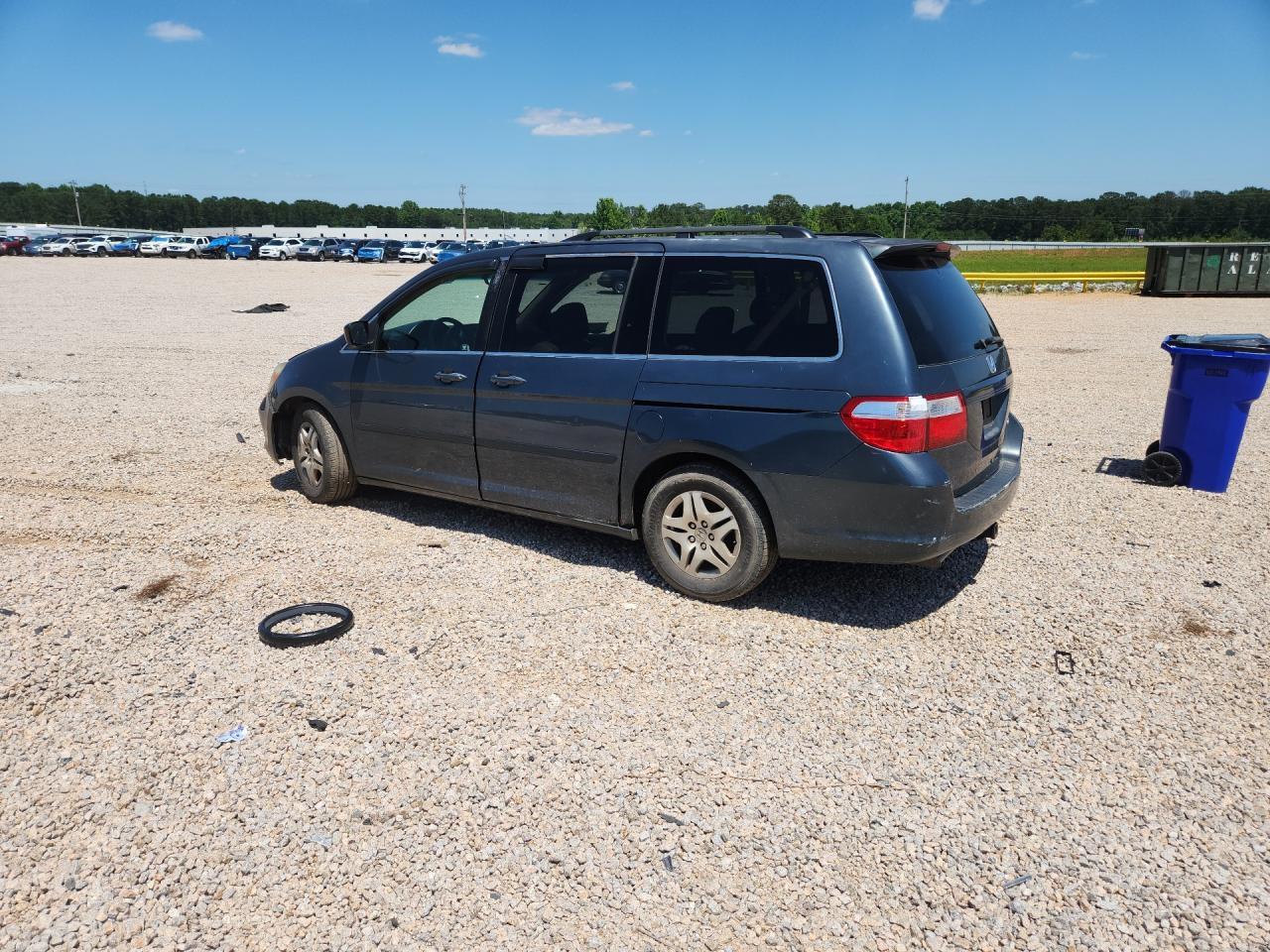 2005 Honda Odyssey Exl Gray vin: 5FNRL38605B419984