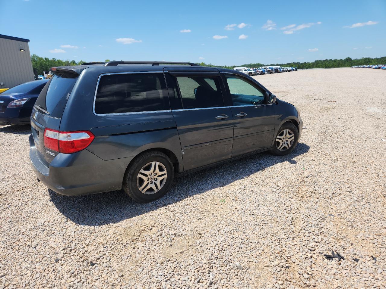 2005 Honda Odyssey Exl Gray vin: 5FNRL38605B419984