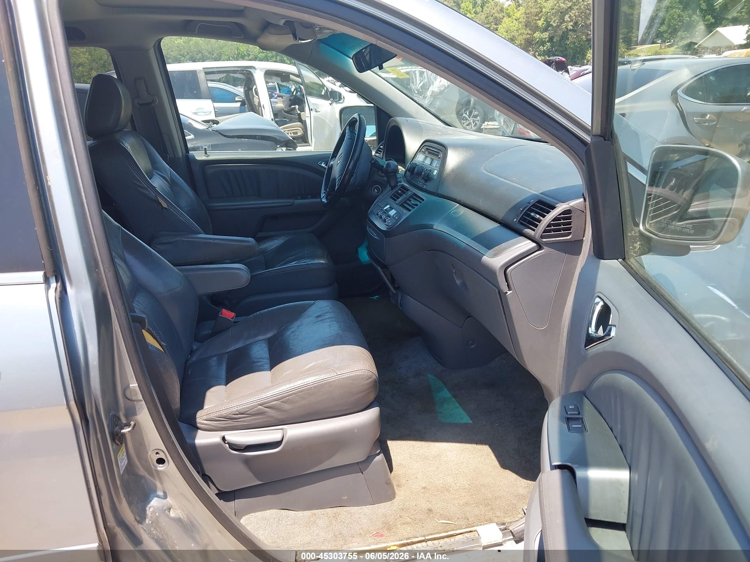 2006 Honda Odyssey Ex-l Silver vin: 5FNRL38606B012894