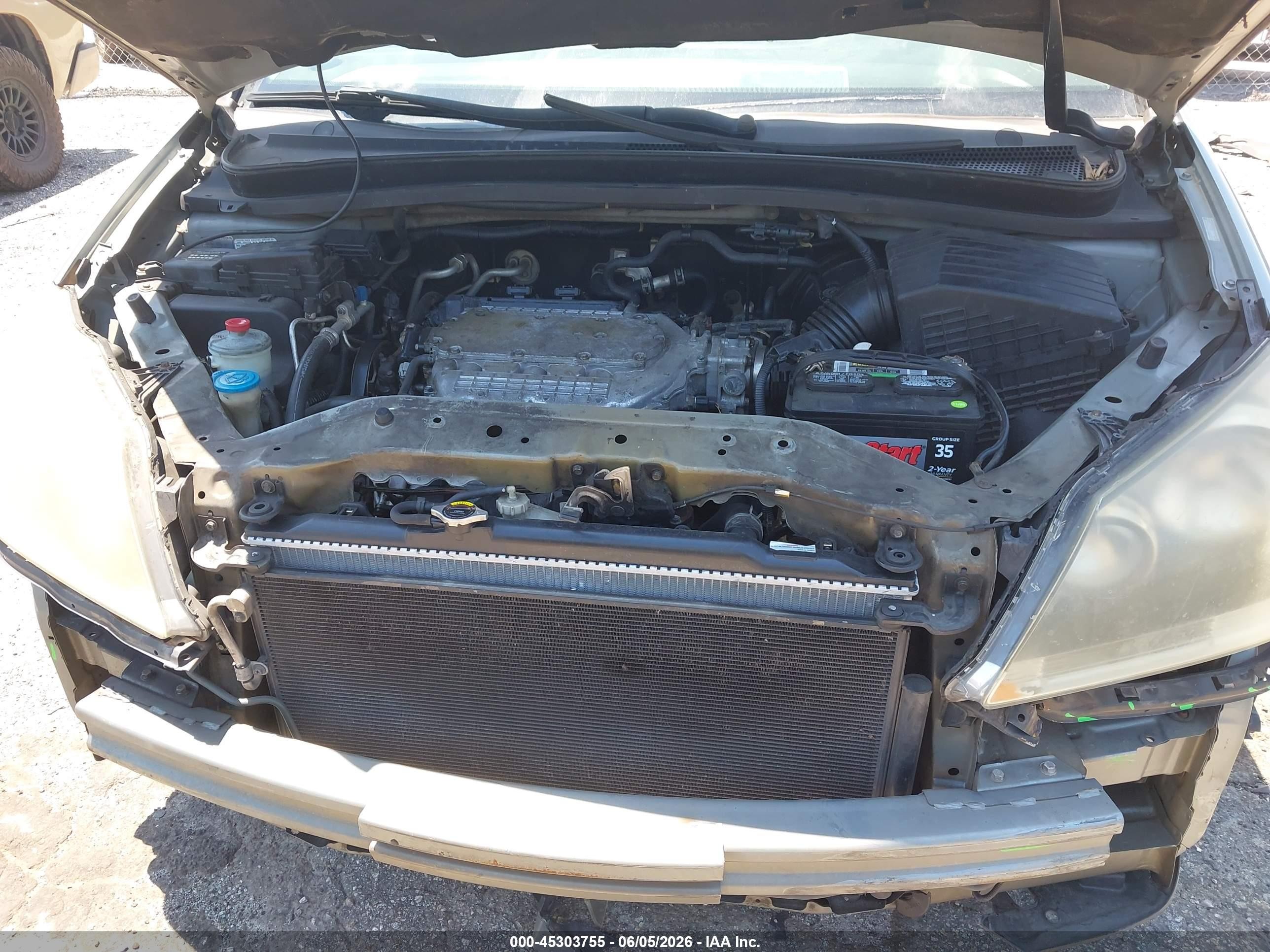2006 Honda Odyssey Ex-l Silver vin: 5FNRL38606B012894
