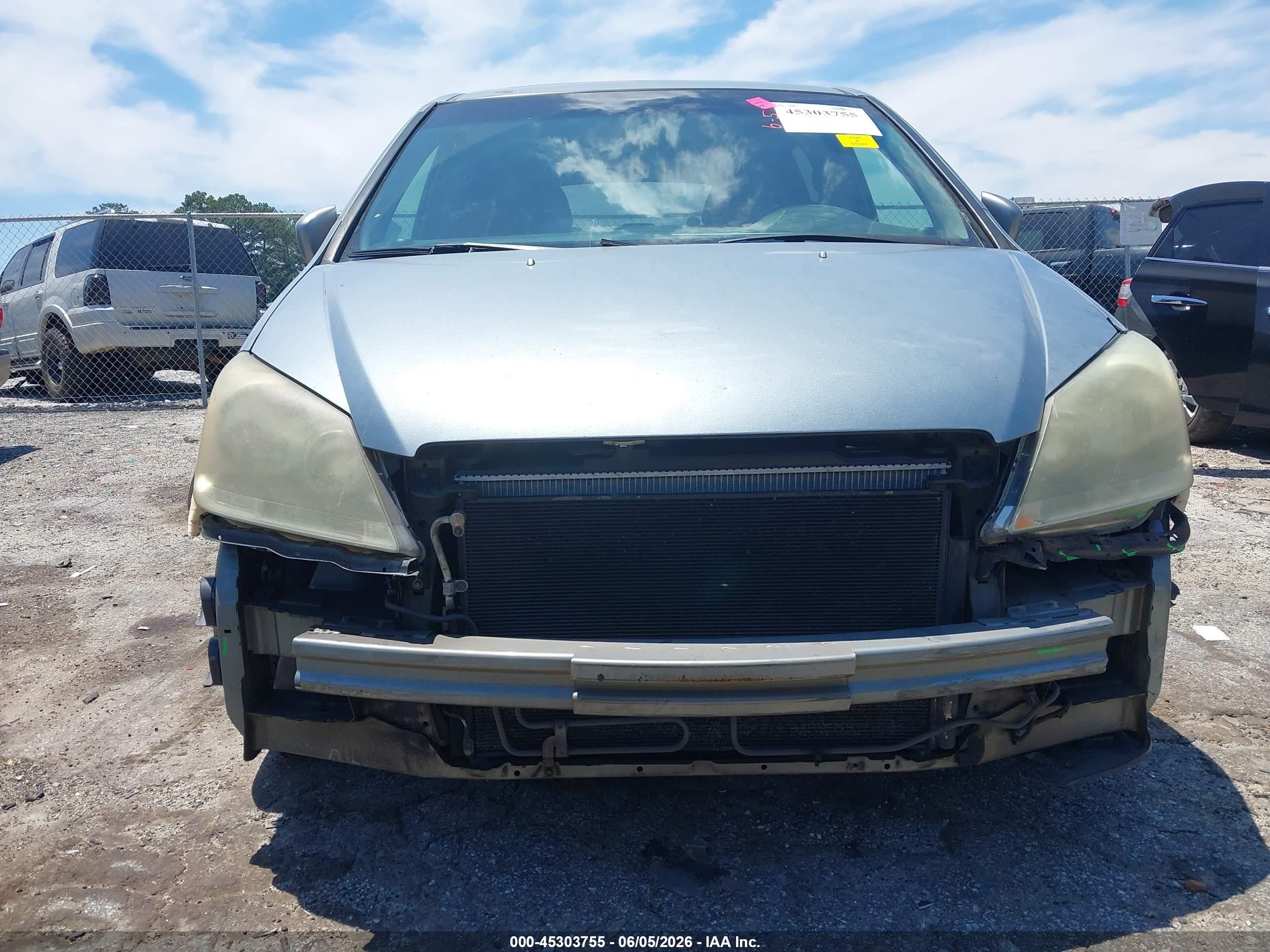 2006 Honda Odyssey Ex-l Silver vin: 5FNRL38606B012894