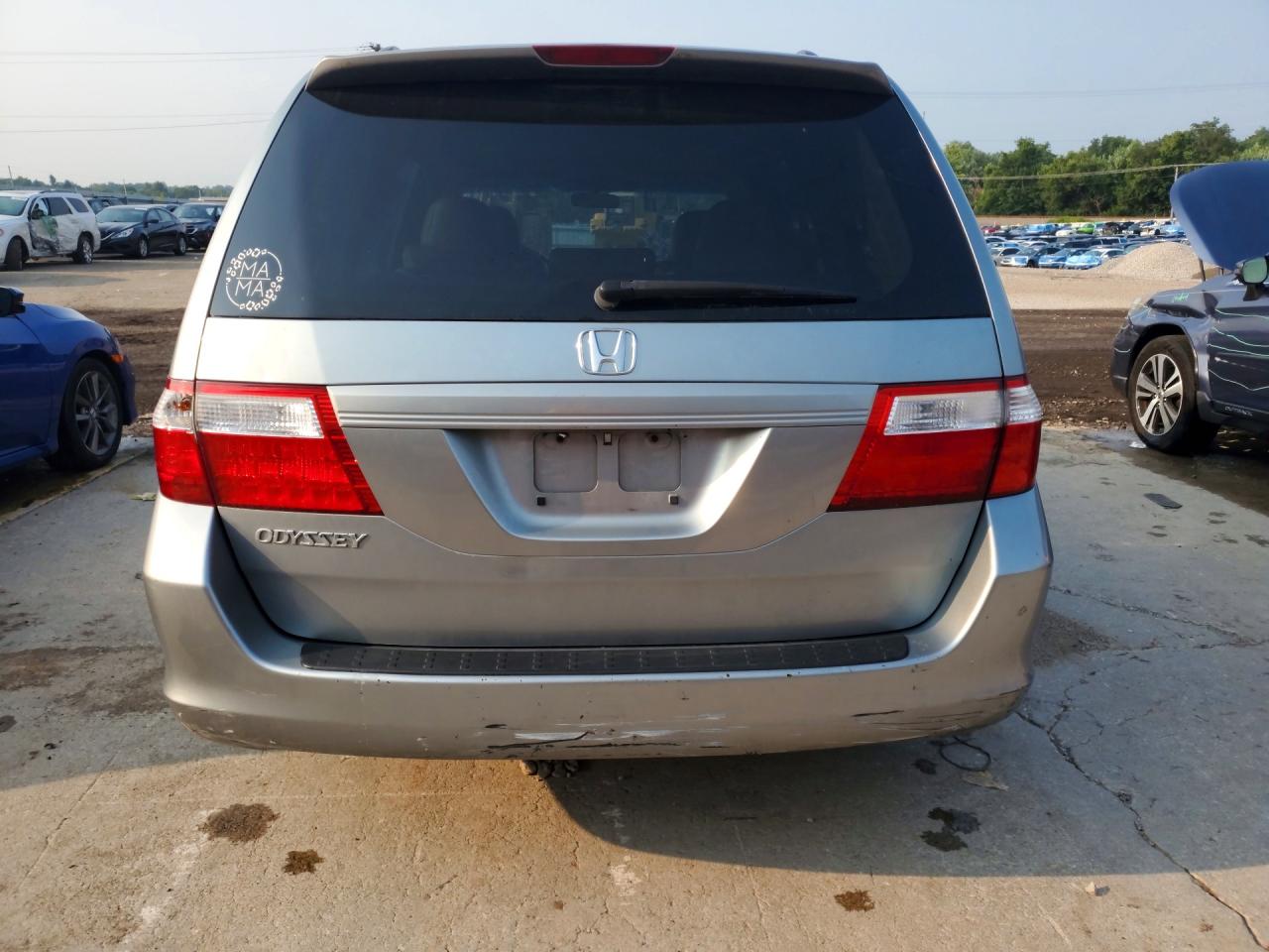 2006 Honda Odyssey Exl Gray vin: 5FNRL38606B055440