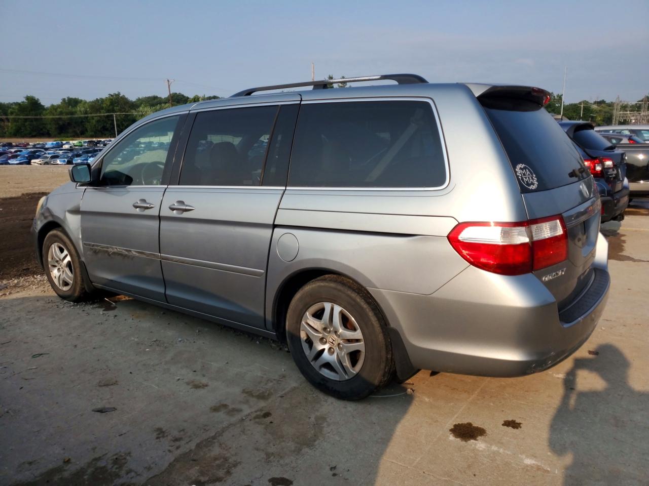 2006 Honda Odyssey Exl Gray vin: 5FNRL38606B055440
