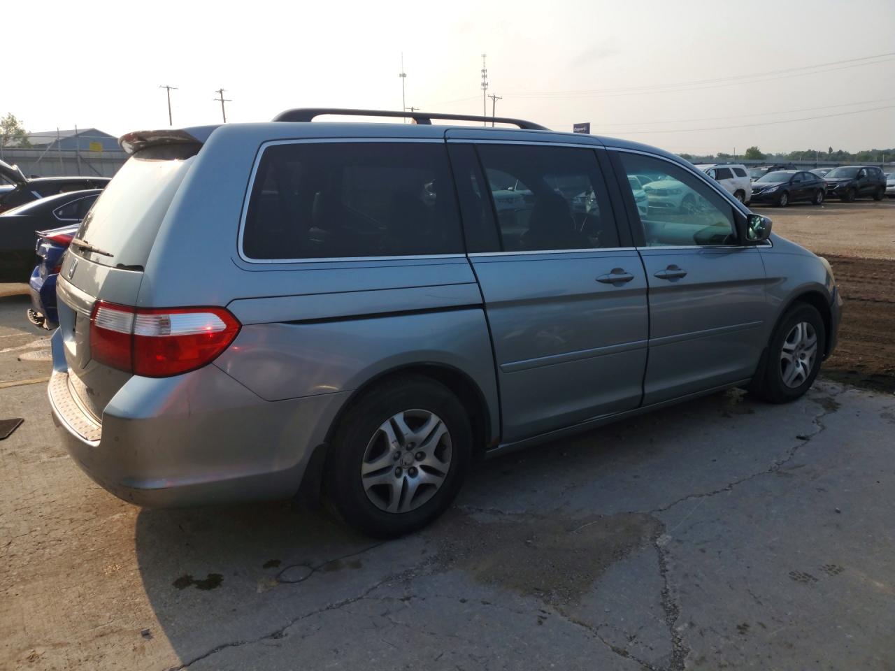 2006 Honda Odyssey Exl Gray vin: 5FNRL38606B055440