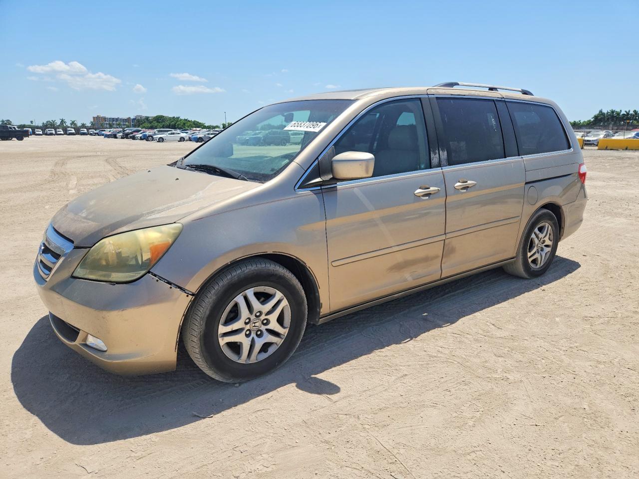 2006 Honda Odyssey Exl Beige vin: 5FNRL38606B417296