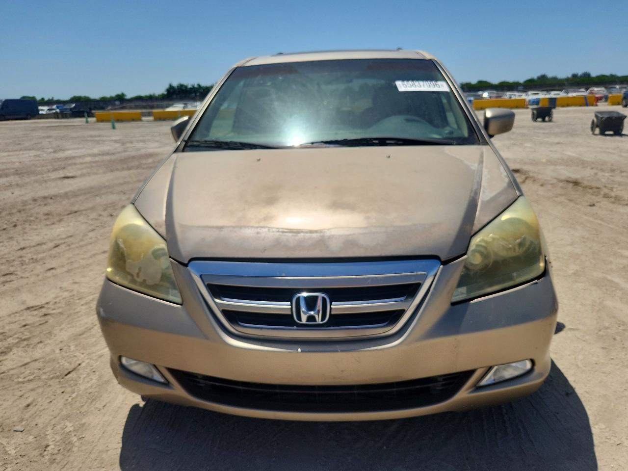 2006 Honda Odyssey Exl Beige vin: 5FNRL38606B417296