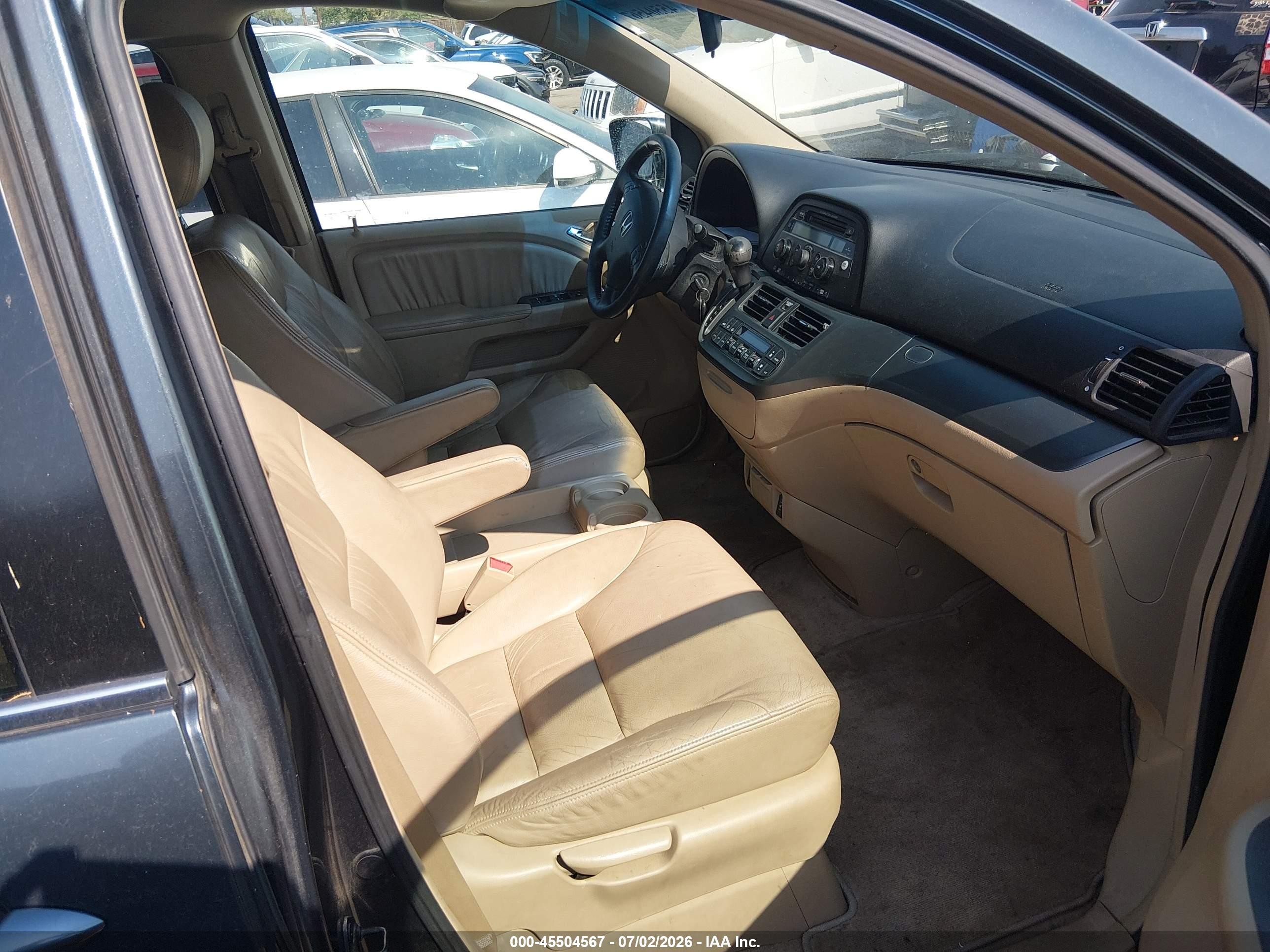 2006 Honda Odyssey Ex-l Gray vin: 5FNRL38606B427178