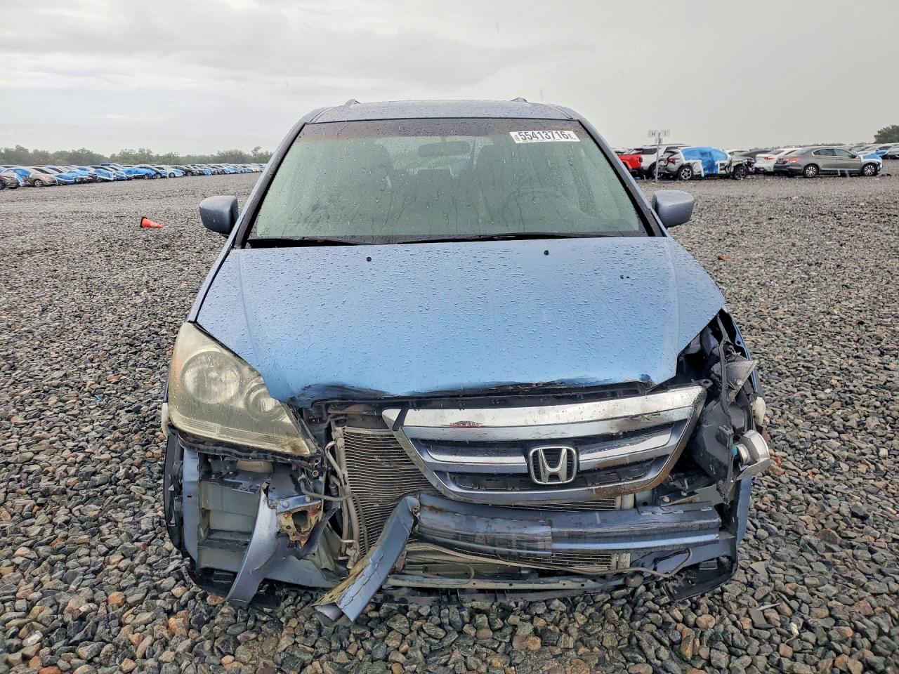 2007 Honda Odyssey Exl Синий vin: 5FNRL38607B018809