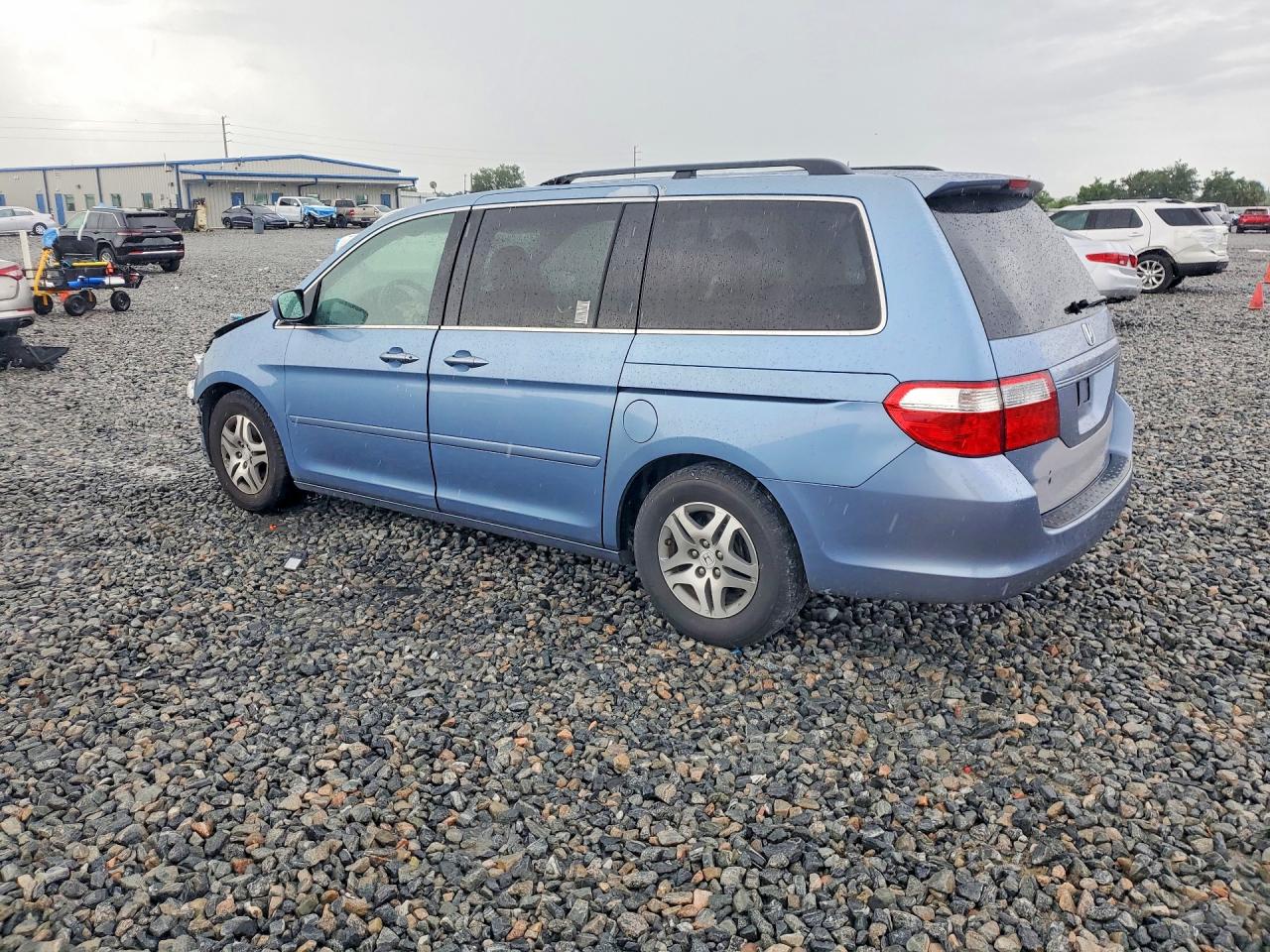 2007 Honda Odyssey Exl Синий vin: 5FNRL38607B018809
