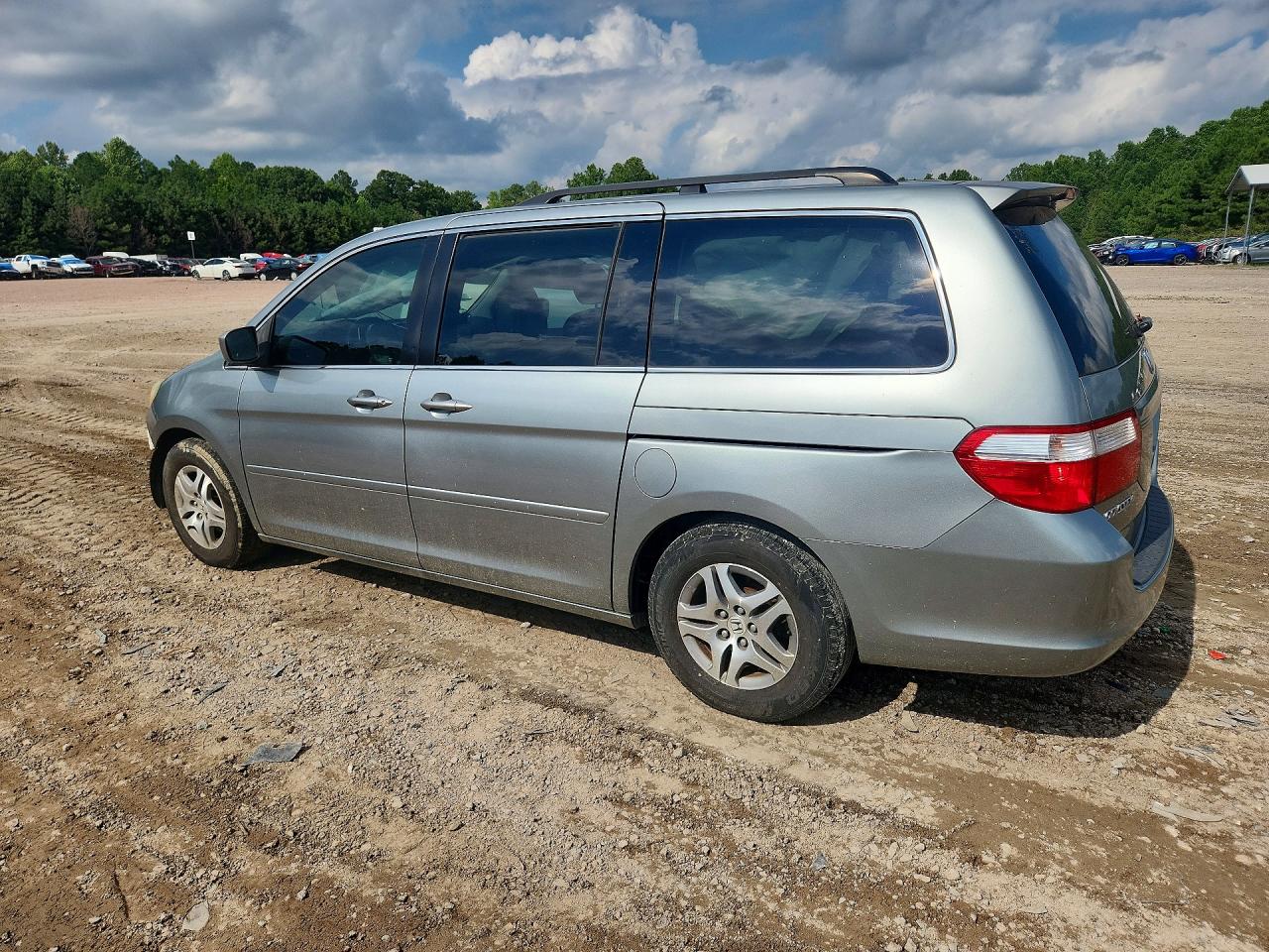 2007 Honda Odyssey Exl Gray vin: 5FNRL38607B050739