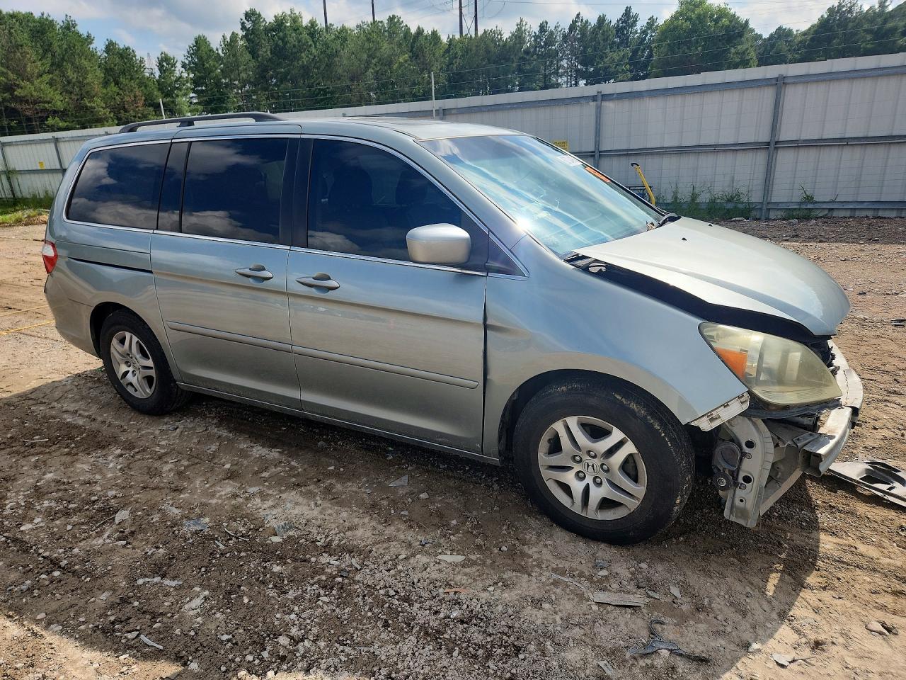2007 Honda Odyssey Exl Gray vin: 5FNRL38607B050739