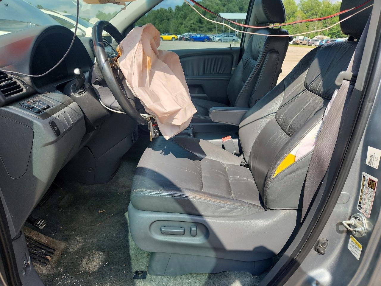 2007 Honda Odyssey Exl Gray vin: 5FNRL38607B050739