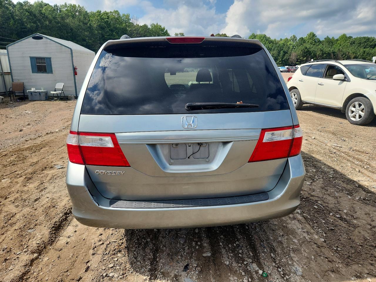 2007 Honda Odyssey Exl Gray vin: 5FNRL38607B050739