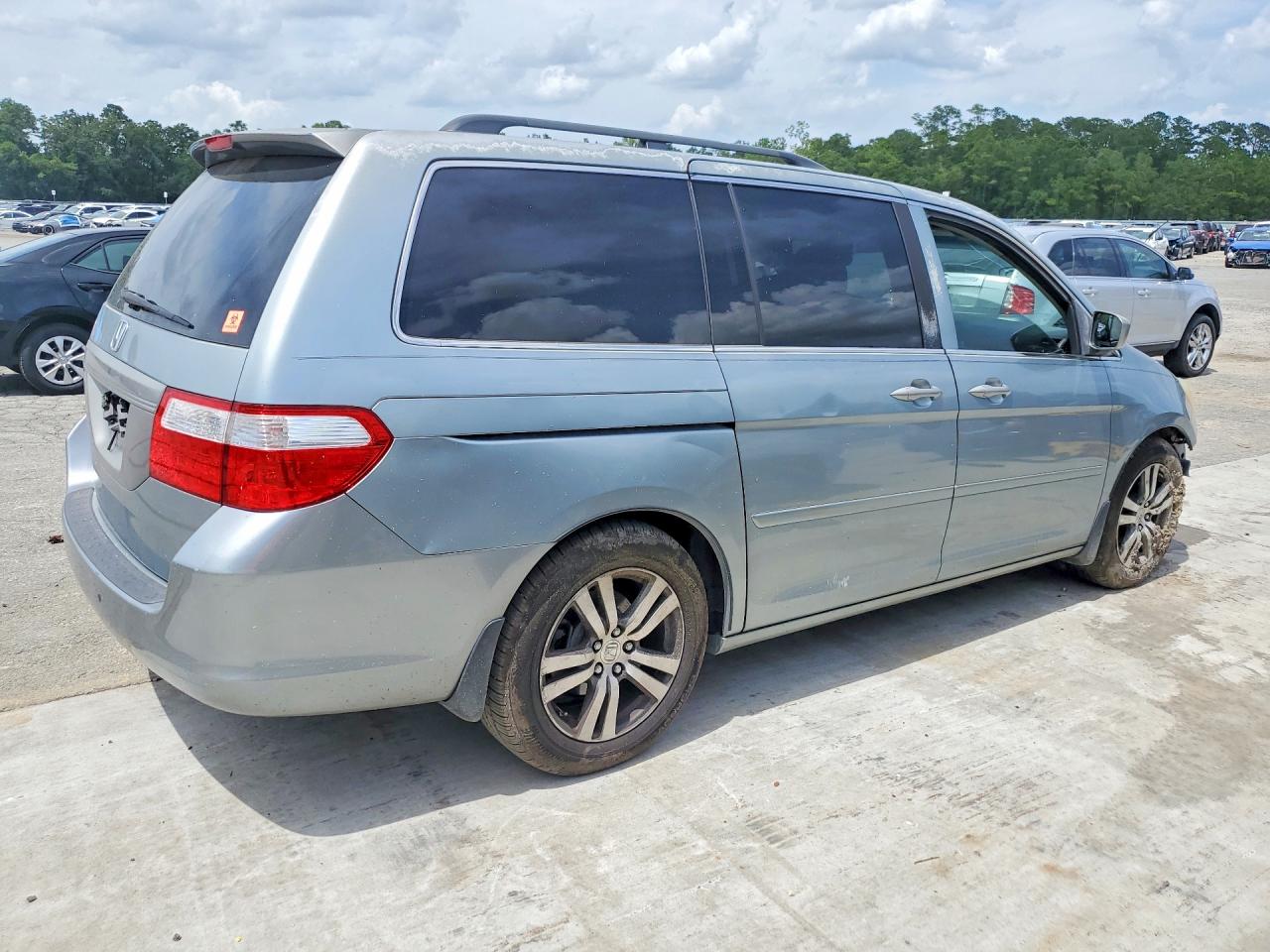 2007 Honda Odyssey Exl Blue vin: 5FNRL38607B069372