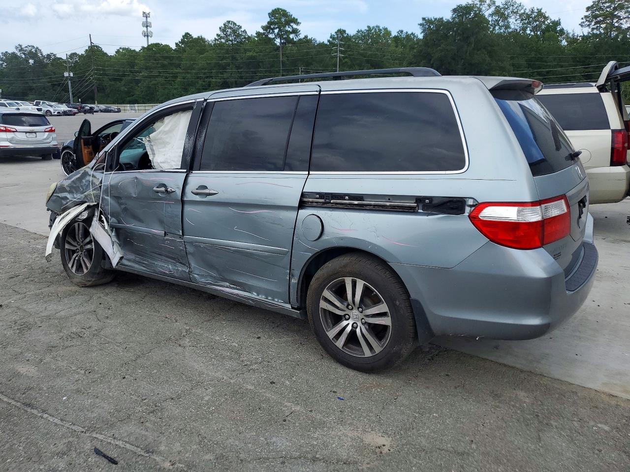 2007 Honda Odyssey Exl Blue vin: 5FNRL38607B069372