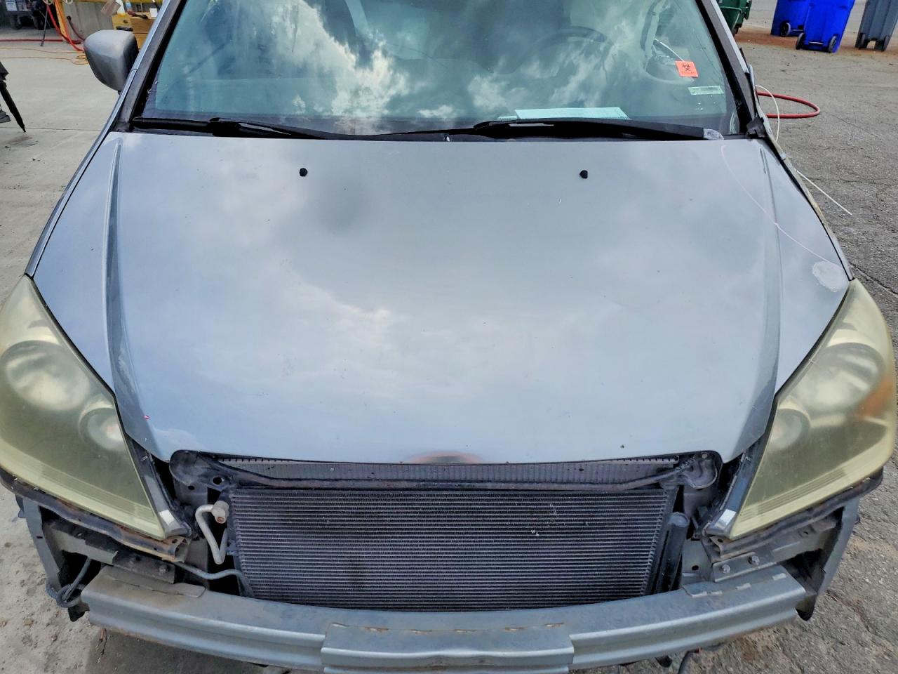 2007 Honda Odyssey Exl Blue vin: 5FNRL38607B069372