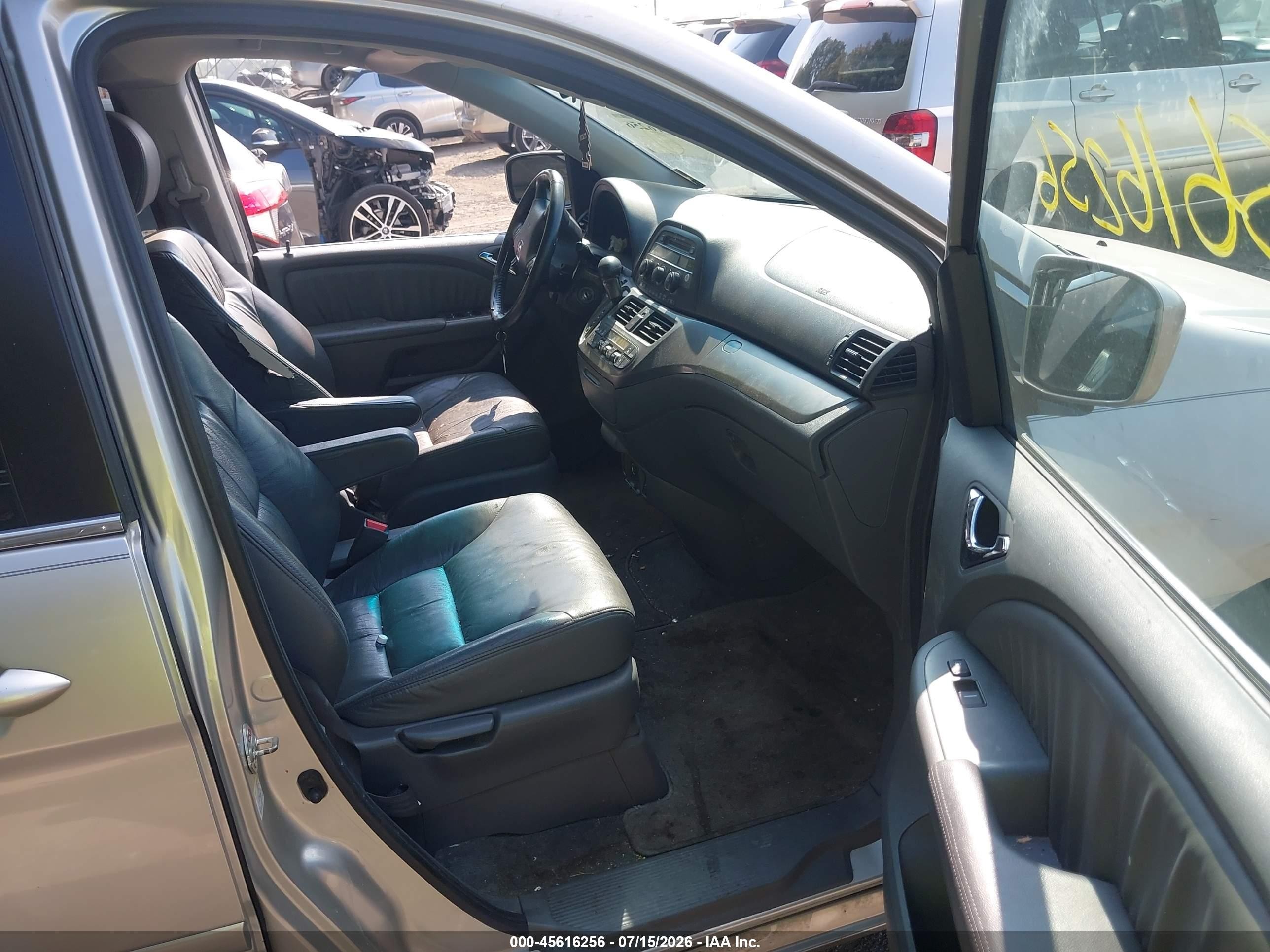 2007 Honda Odyssey Ex-l Silver vin: 5FNRL38607B462613