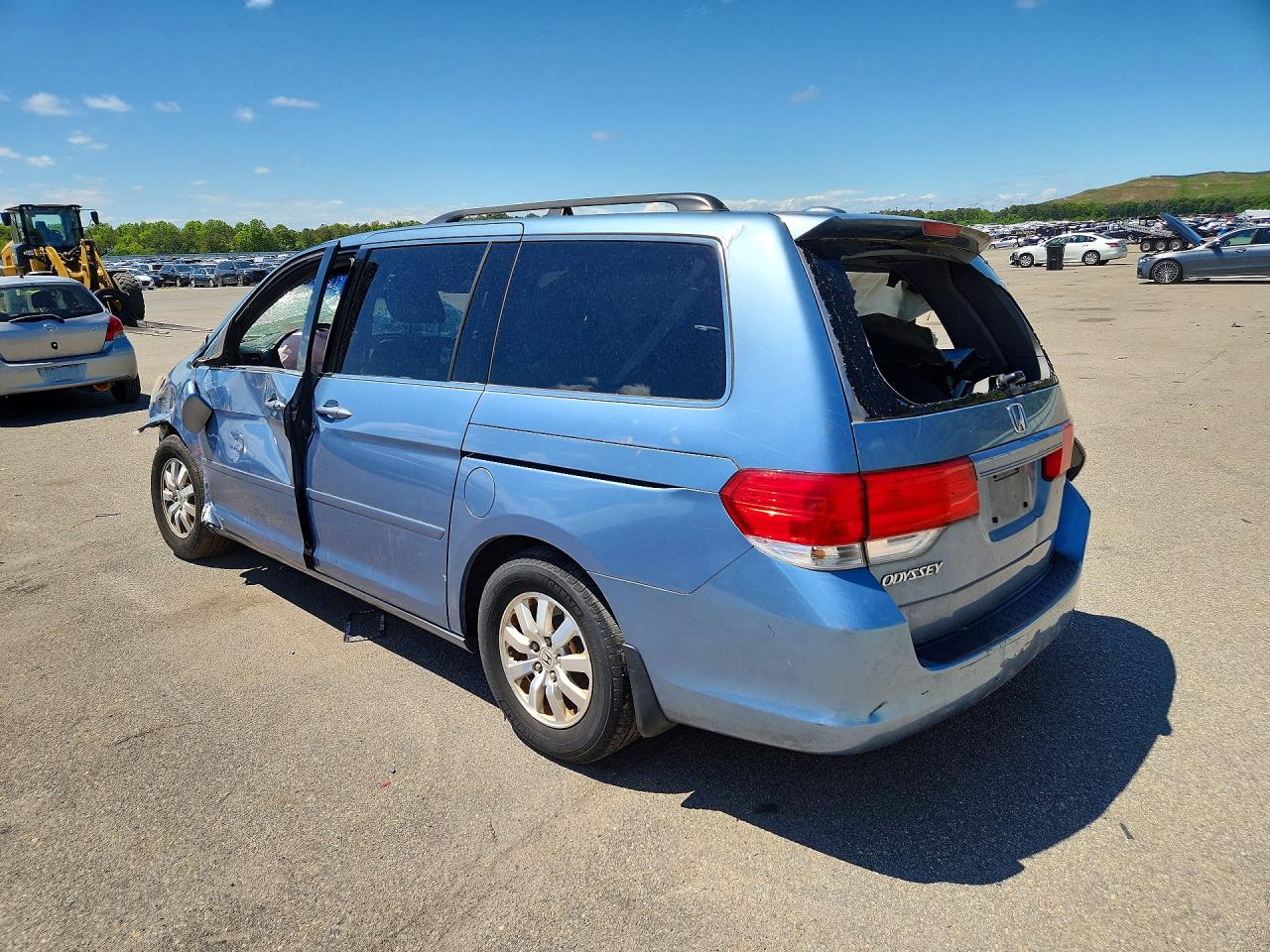 2008 Honda Odyssey Exl Синий vin: 5FNRL38608B011554