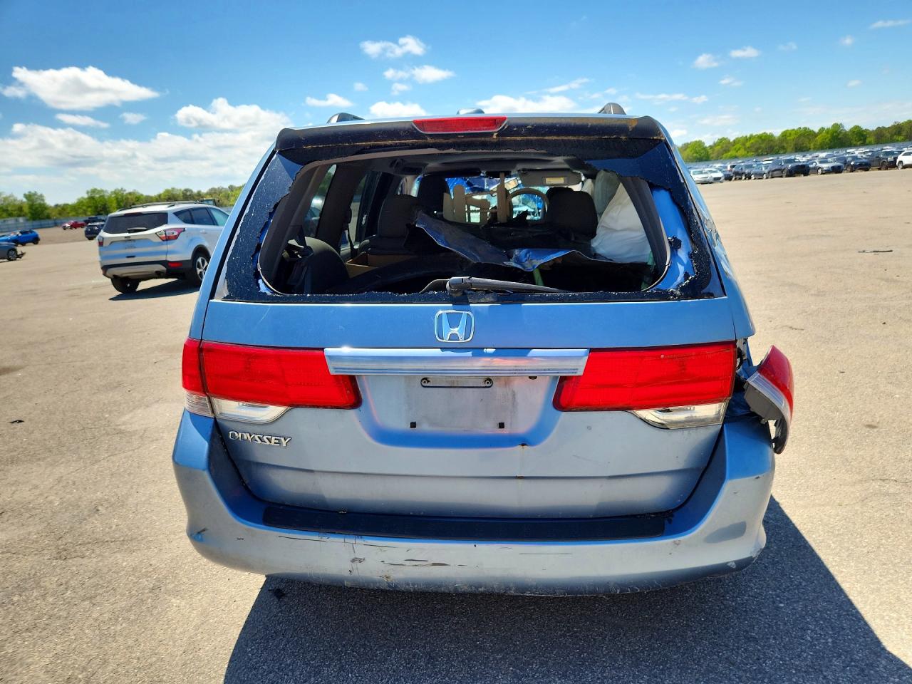 2008 Honda Odyssey Exl Синий vin: 5FNRL38608B011554