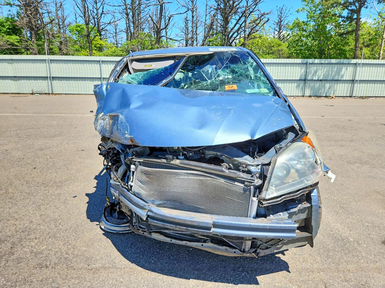 2008 Honda Odyssey Exl Синий vin: 5FNRL38608B011554