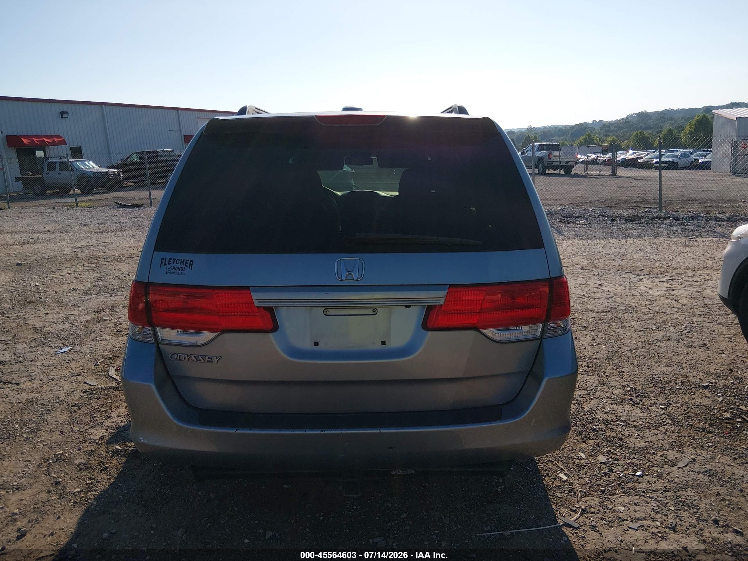 2008 Honda Odyssey Ex-l Silver vin: 5FNRL38608B060480