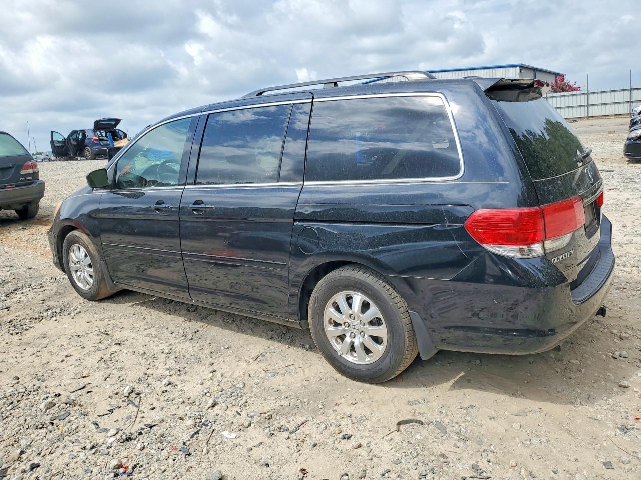 2008 Honda Odyssey Exl Black vin: 5FNRL38608B100797