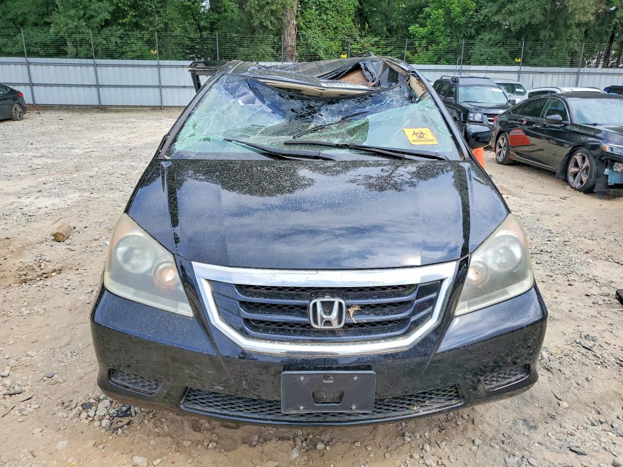2008 Honda Odyssey Exl Black vin: 5FNRL38608B100797