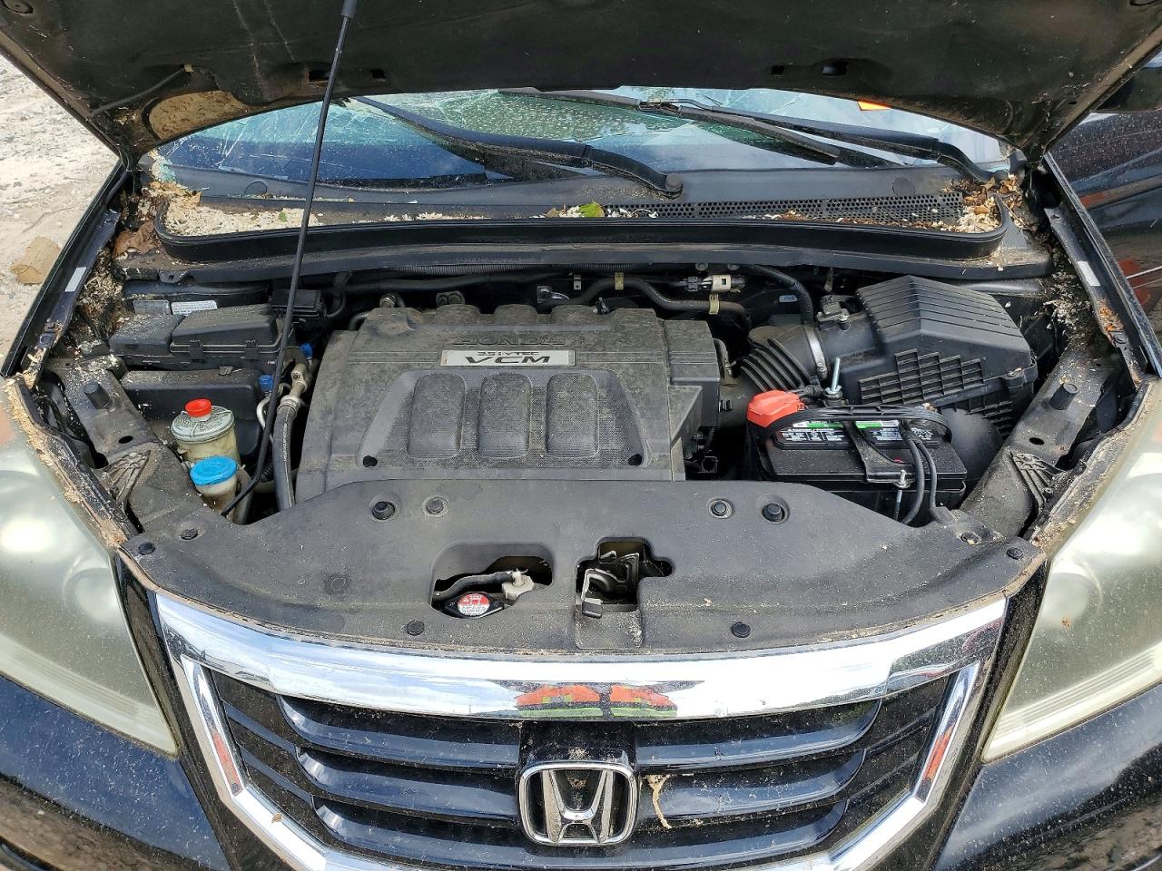 2008 Honda Odyssey Exl Black vin: 5FNRL38608B100797