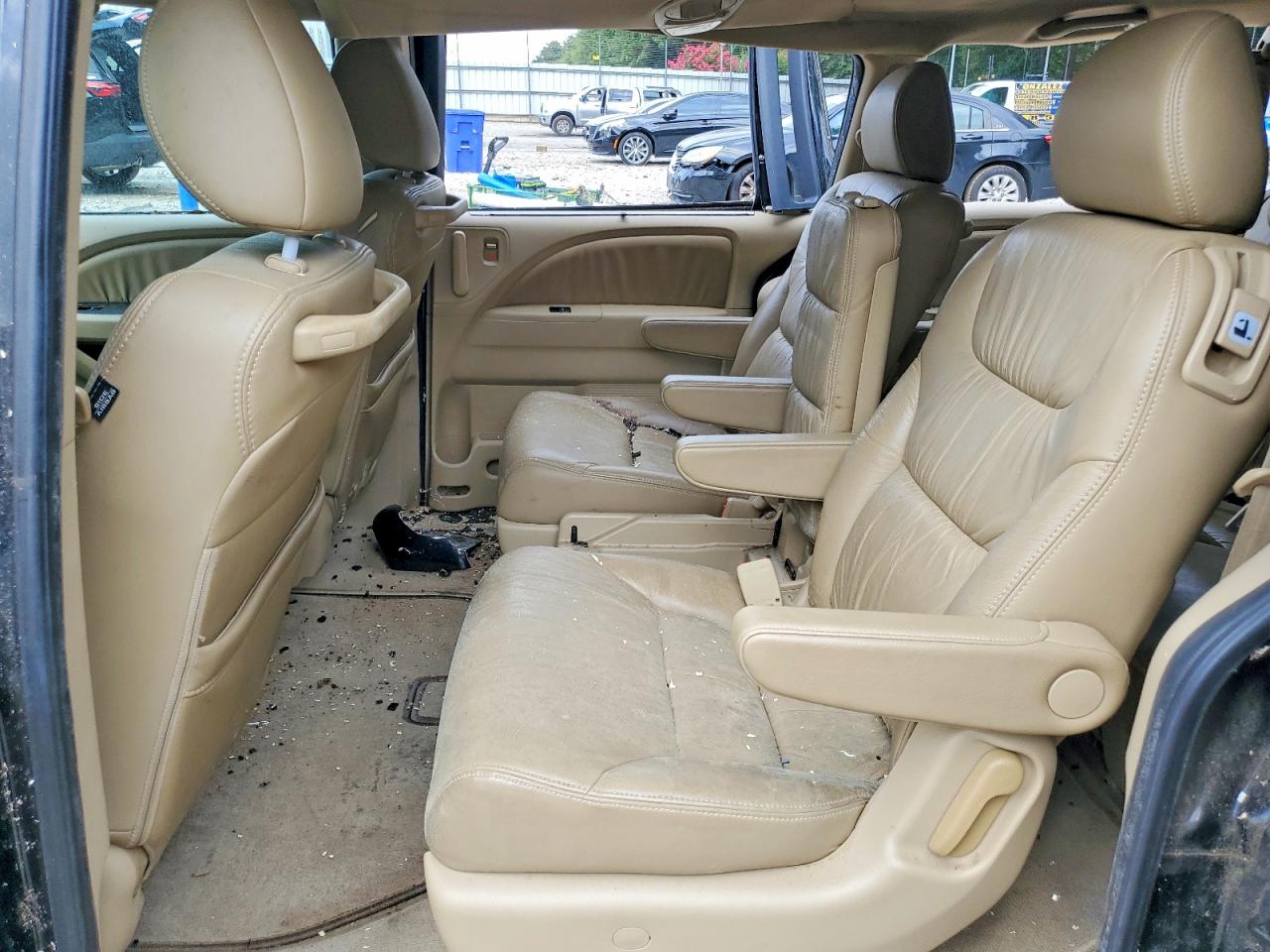 2008 Honda Odyssey Exl Black vin: 5FNRL38608B100797
