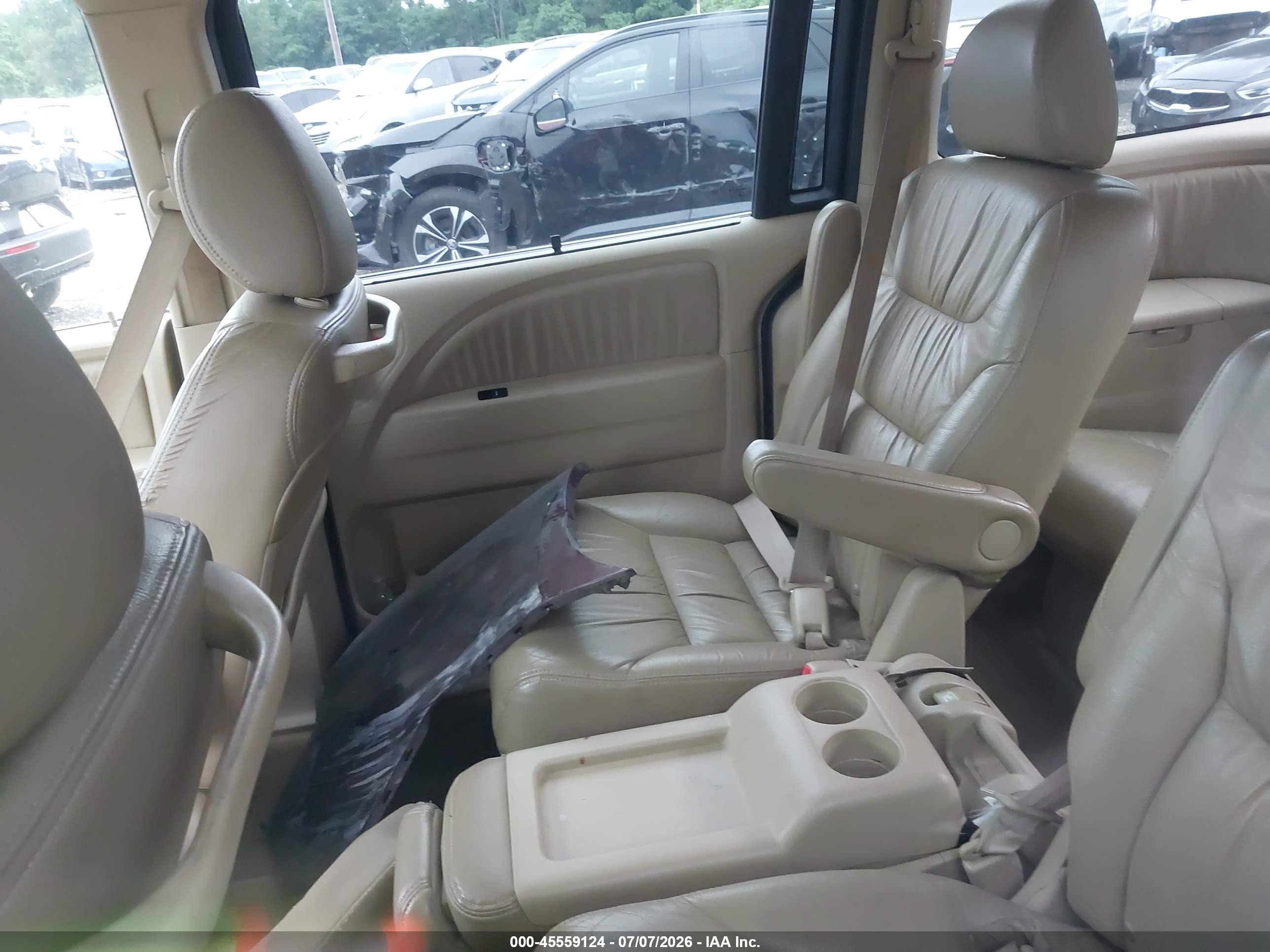 2008 Honda Odyssey Ex-l Темно-бордовый vin: 5FNRL38608B403921