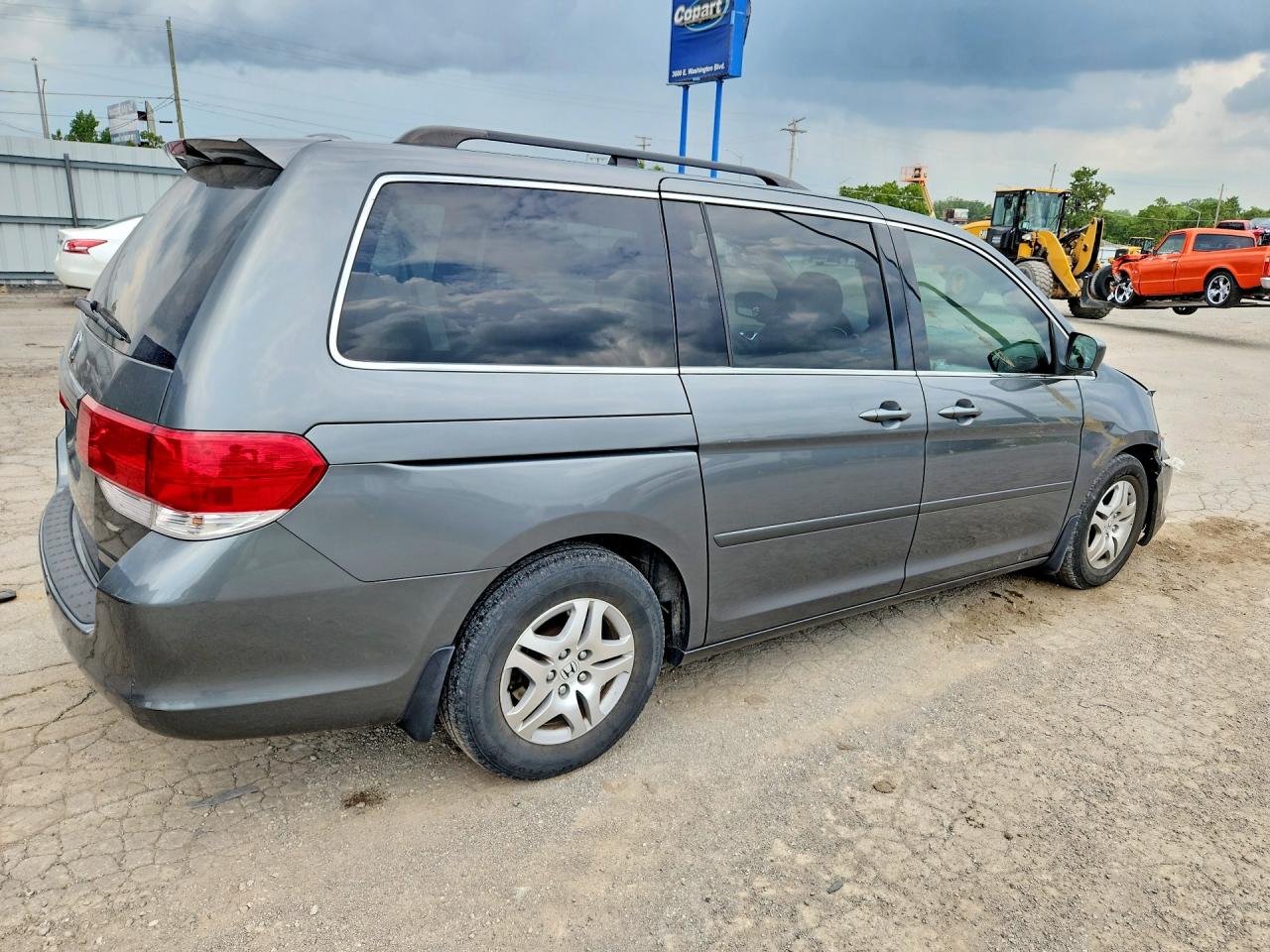 2008 Honda Odyssey Exl Silver vin: 5FNRL38608B404406