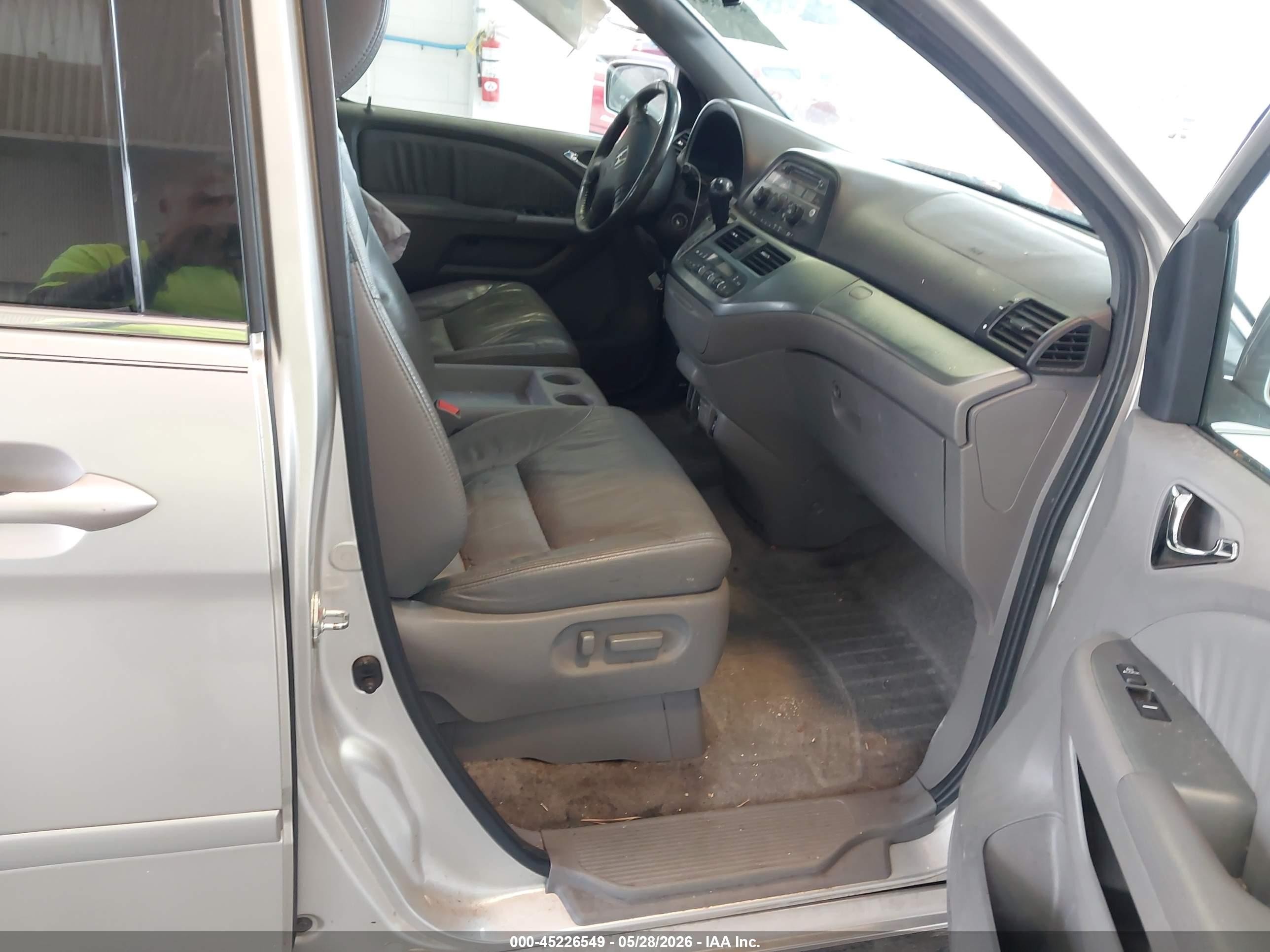 2008 Honda Odyssey Ex-l Beige vin: 5FNRL38608B419407