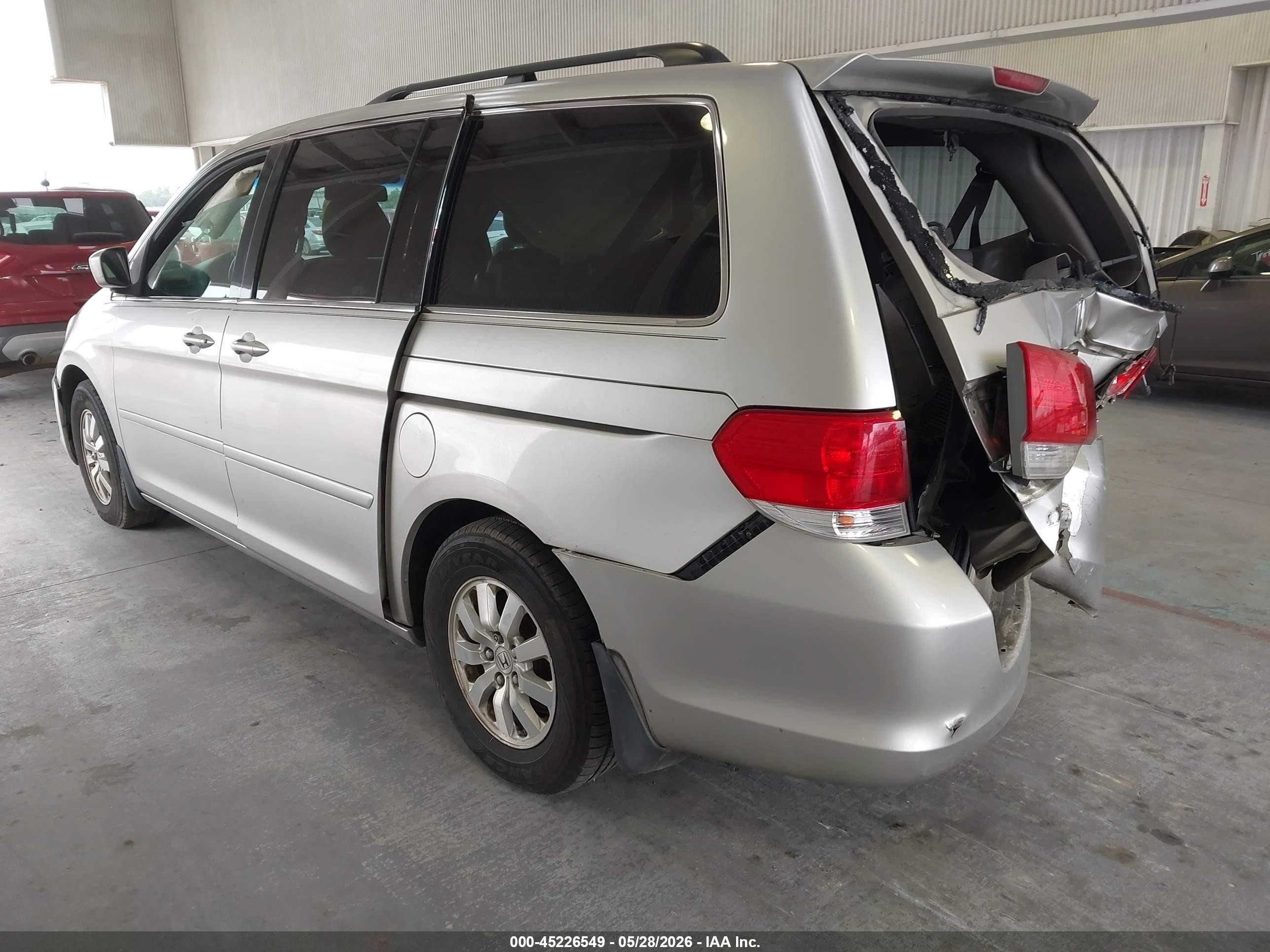 2008 Honda Odyssey Ex-l Beige vin: 5FNRL38608B419407