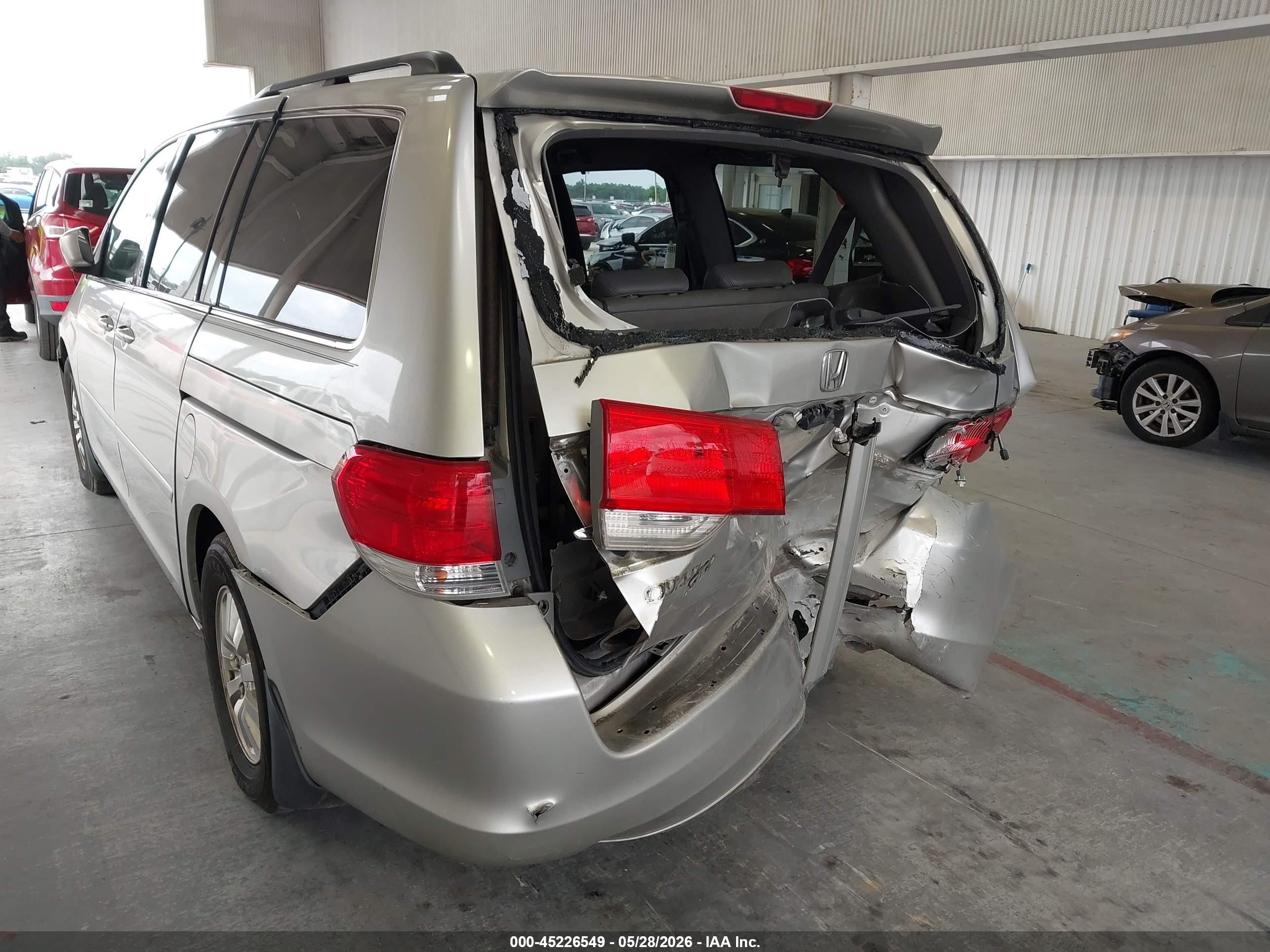 2008 Honda Odyssey Ex-l Beige vin: 5FNRL38608B419407