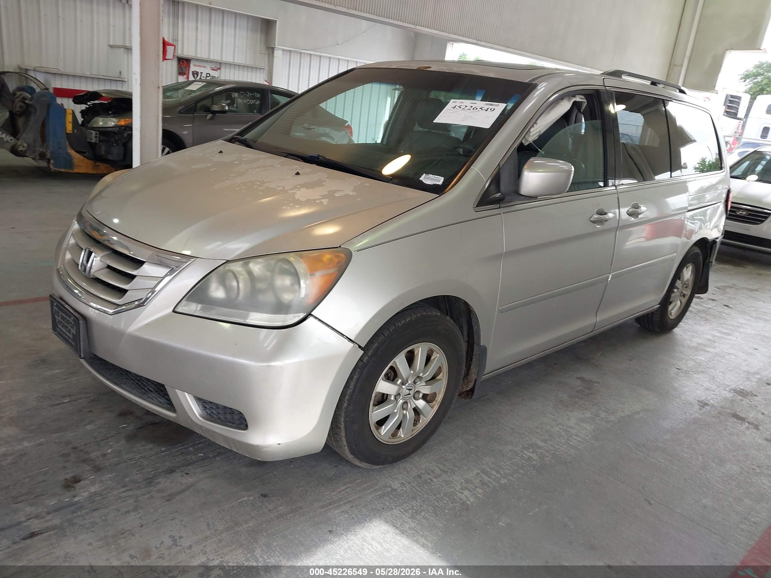 2008 Honda Odyssey Ex-l Beige vin: 5FNRL38608B419407