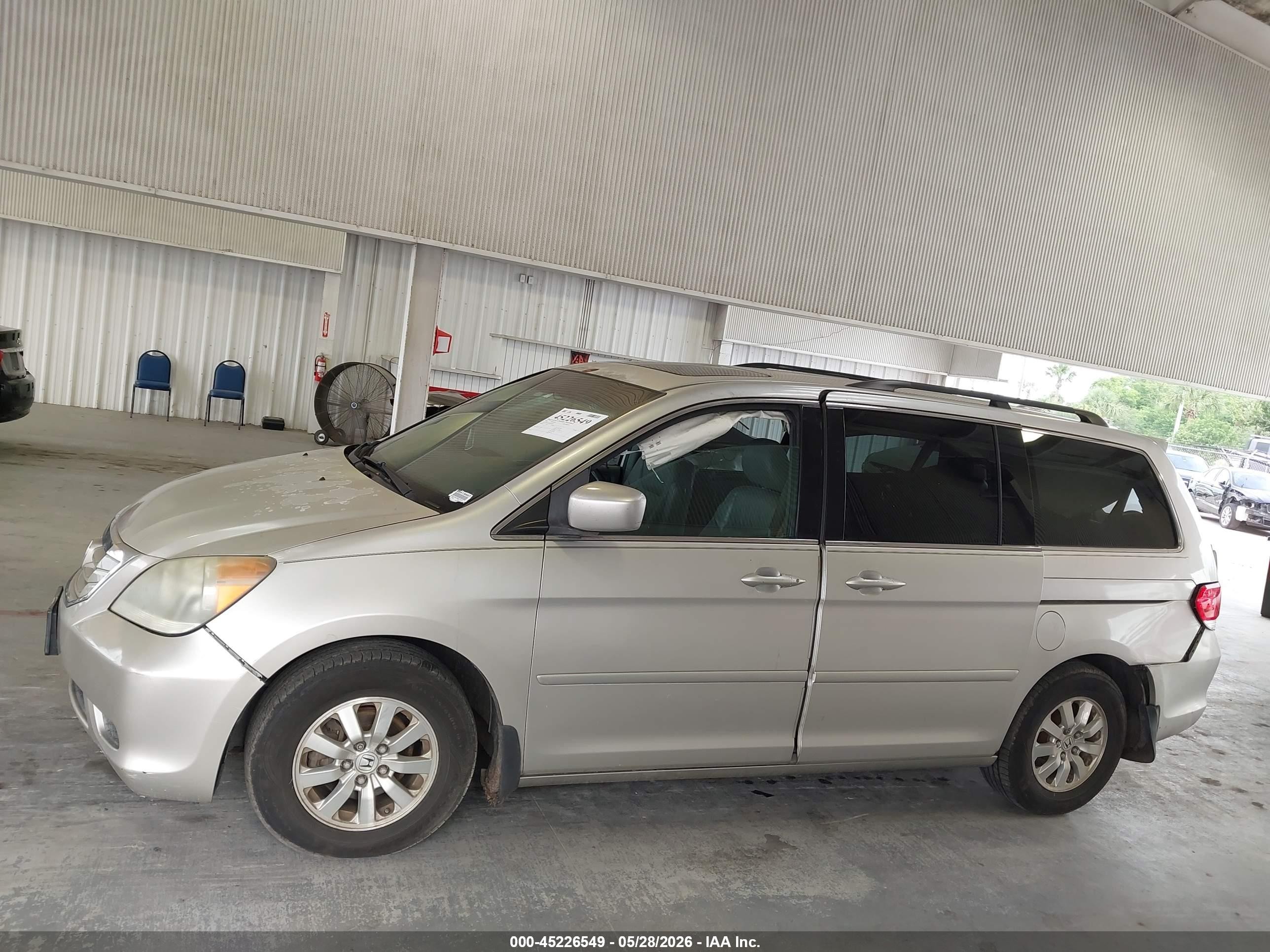 2008 Honda Odyssey Ex-l Beige vin: 5FNRL38608B419407